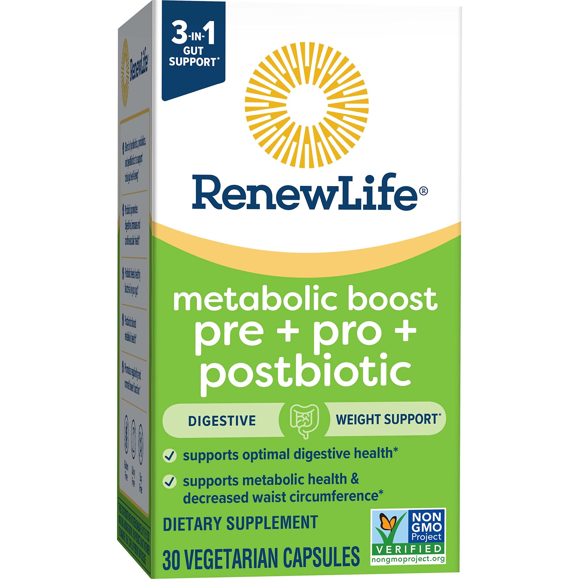 Renew Life Metabolic Boost Pre + Pro + Postbiotic; Prebiotics, Probiotics and Postbiotics Renew Life buy supplements canada