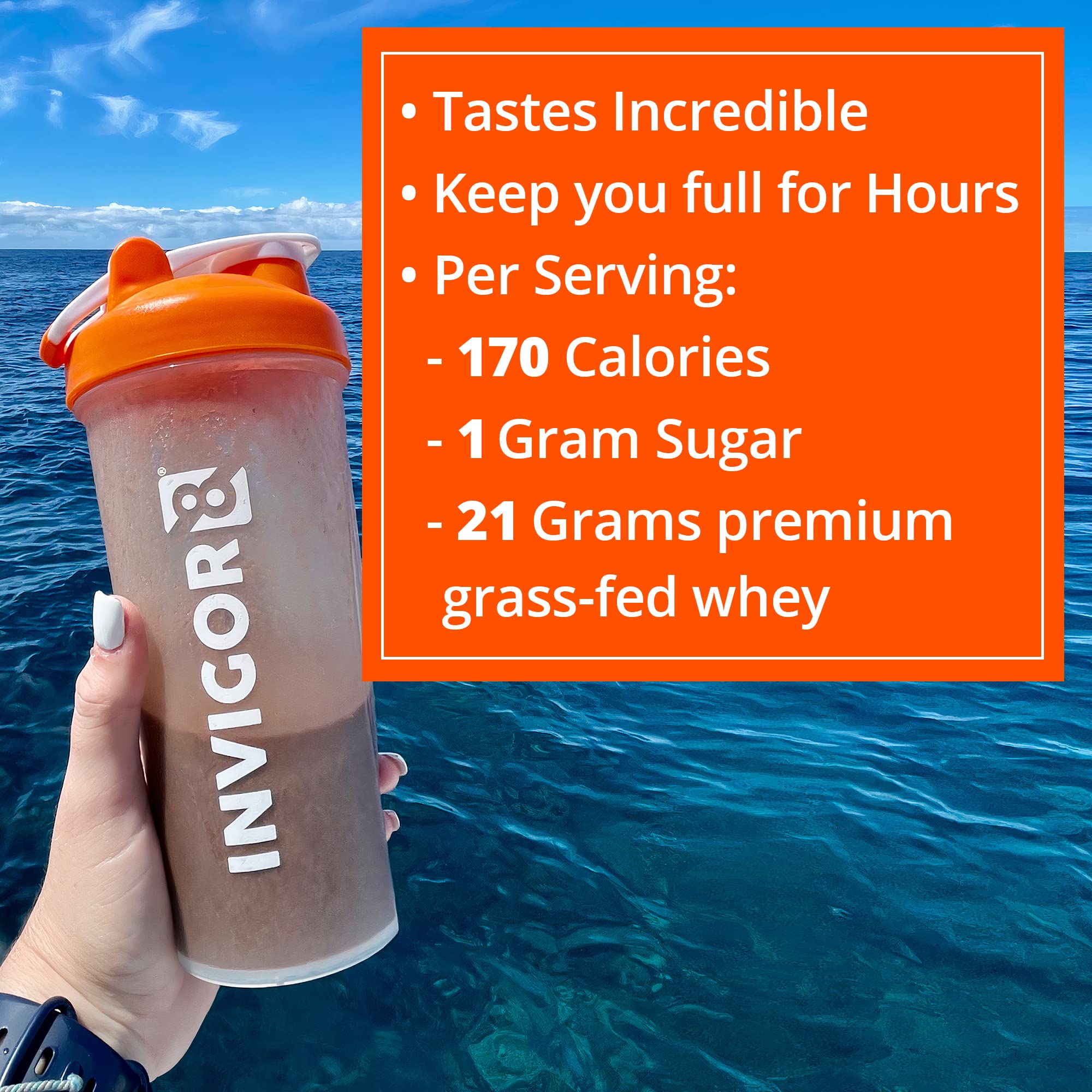 INVIGOR8 Superfood Grass Fed Whey Protein Isolate Shake Chocolate Brownie Gluten INVIGOR8 buy supplements canada