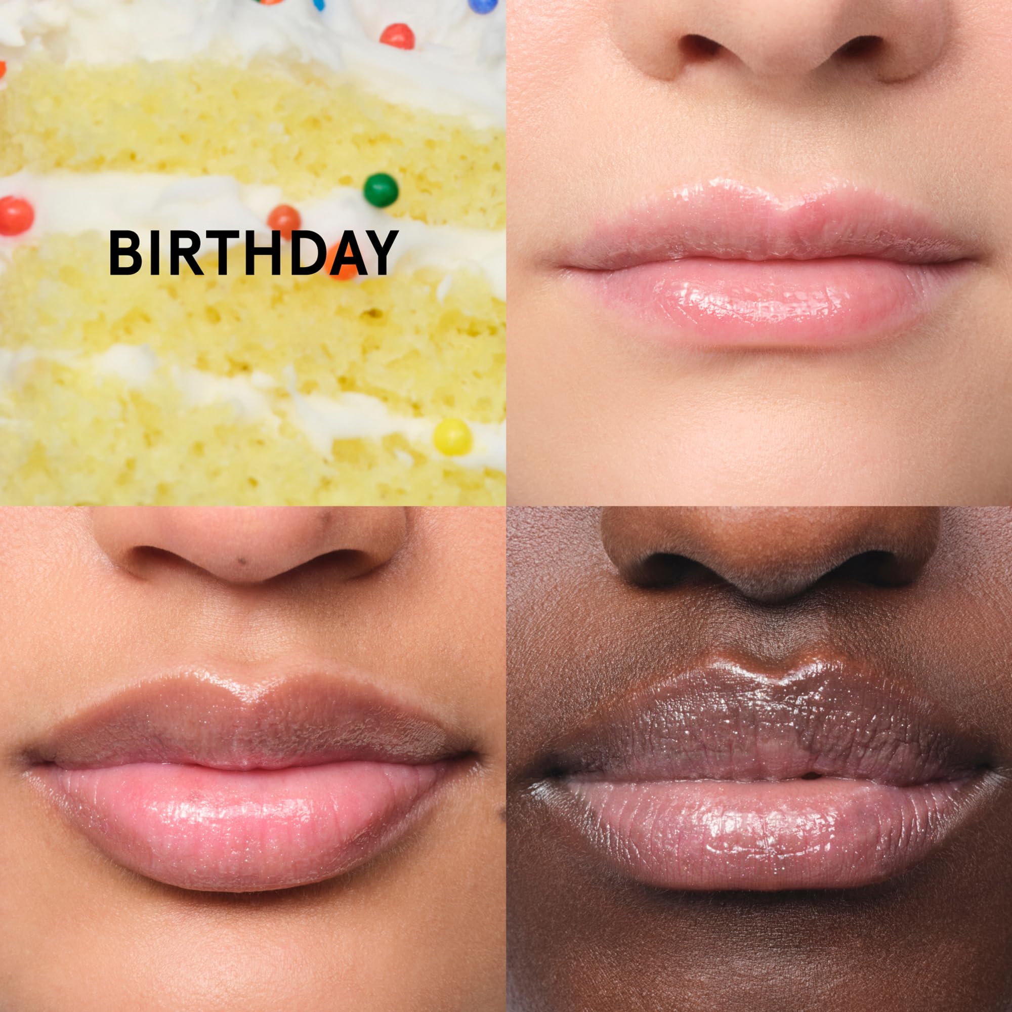 Glossier Balm Dotcom Hydrating Lip Balm - Universal Salve, Up to 12Hr Moisture - Lanolin, Beeswax & Castor Oil for Dry Lips, Cuticles & Skin - Birthday, Clear Soft Shimmer, 15ml Glossier buy supplements canada