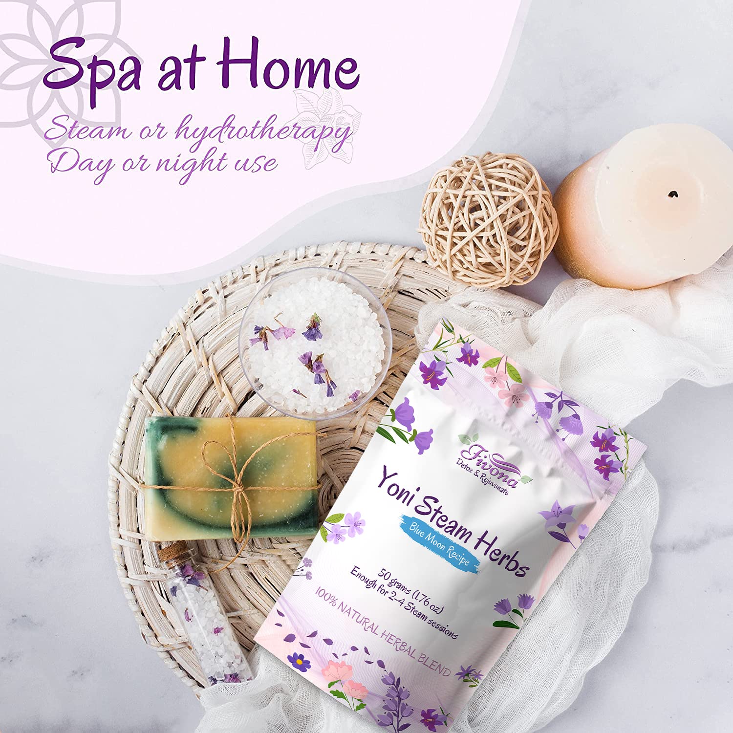 FIVONA Yoni Steaming Herbs - For Feminine Use And Rituals - V-Detox, Cleanse, Wash, Odor Control FIVONA buy supplements canada
