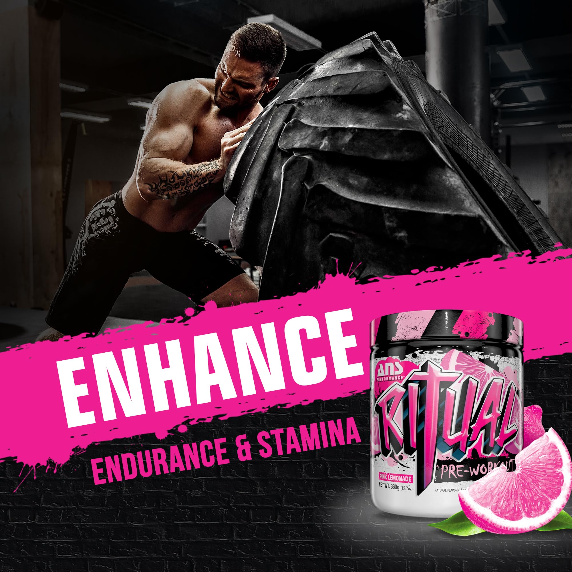 ANS Performance Ritual Pre Workout (30 Servings, 12.7 oz) - Complete Preworkout Formula ANS Performance buy supplements canada