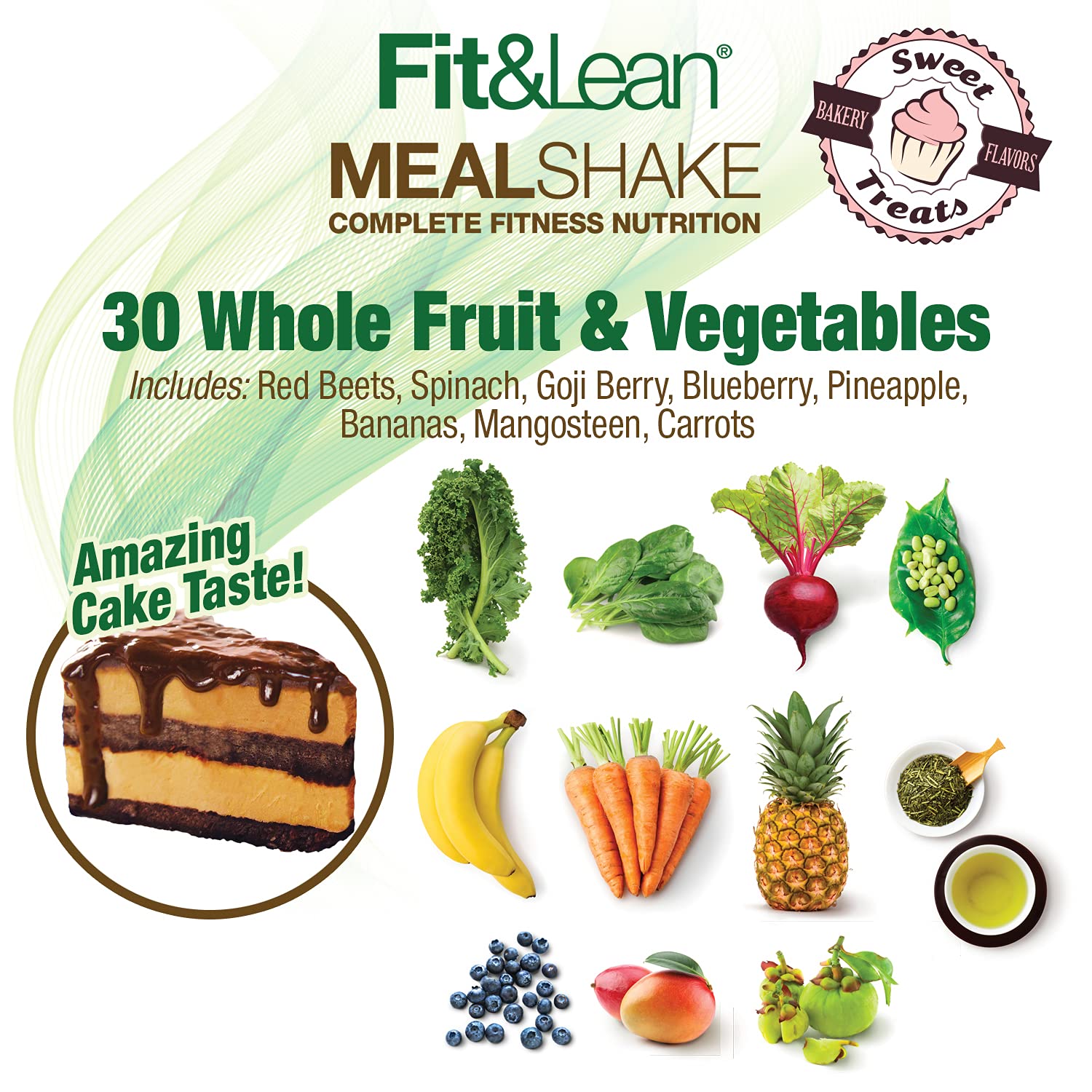 Fit & Lean Meal Shake Meal Replacement with Protein, Fiber, Probiotics and Organic Fruits Fit & Lean buy supplements canada