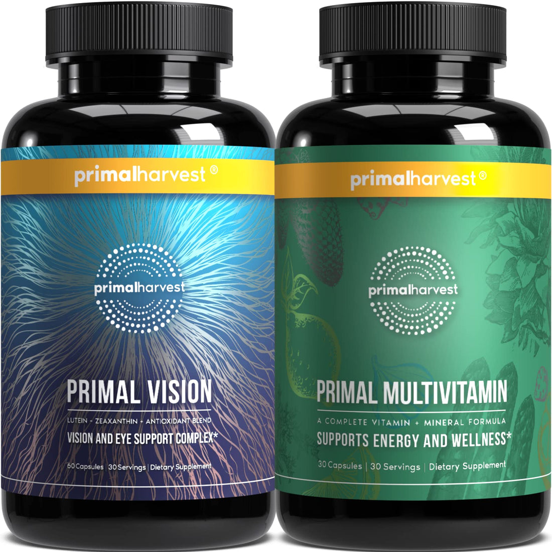 Primal Harvest Multivitamin & Primal Vision – Complete Support for Daily Wellness & Eye Health with Essential Vitamins & Nutrients Primal Harvest buy supplements canada
