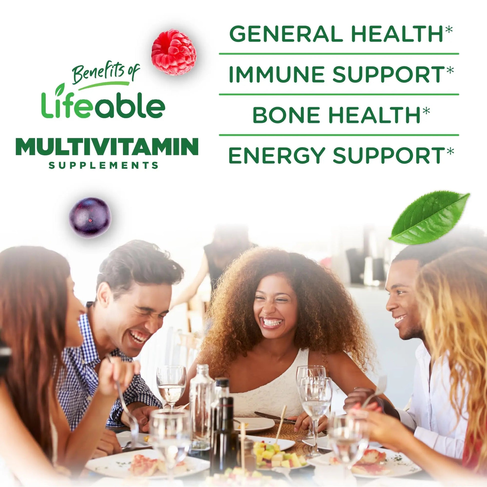 Lifeable Sugar Free Multivitamin Gummies | with Iron Vitamin A, C, D, E, Niacin, B6, Folate, B12, Biotin, Pantothenic Acid, Zinc | Lifeable buy supplements canada