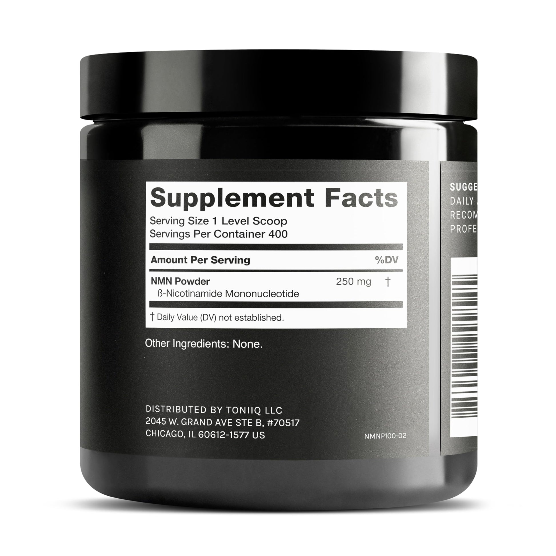 Toniiq Ultra High Purity NMN Powder - 100 Grams - 99.5% Highly Purified and Highly Bioavailable - Fully Stabilized Formula - Supports NAD+ Levels - Nicotinamide Mononucleotide Powder Supplement Toniiq buy supplements canada