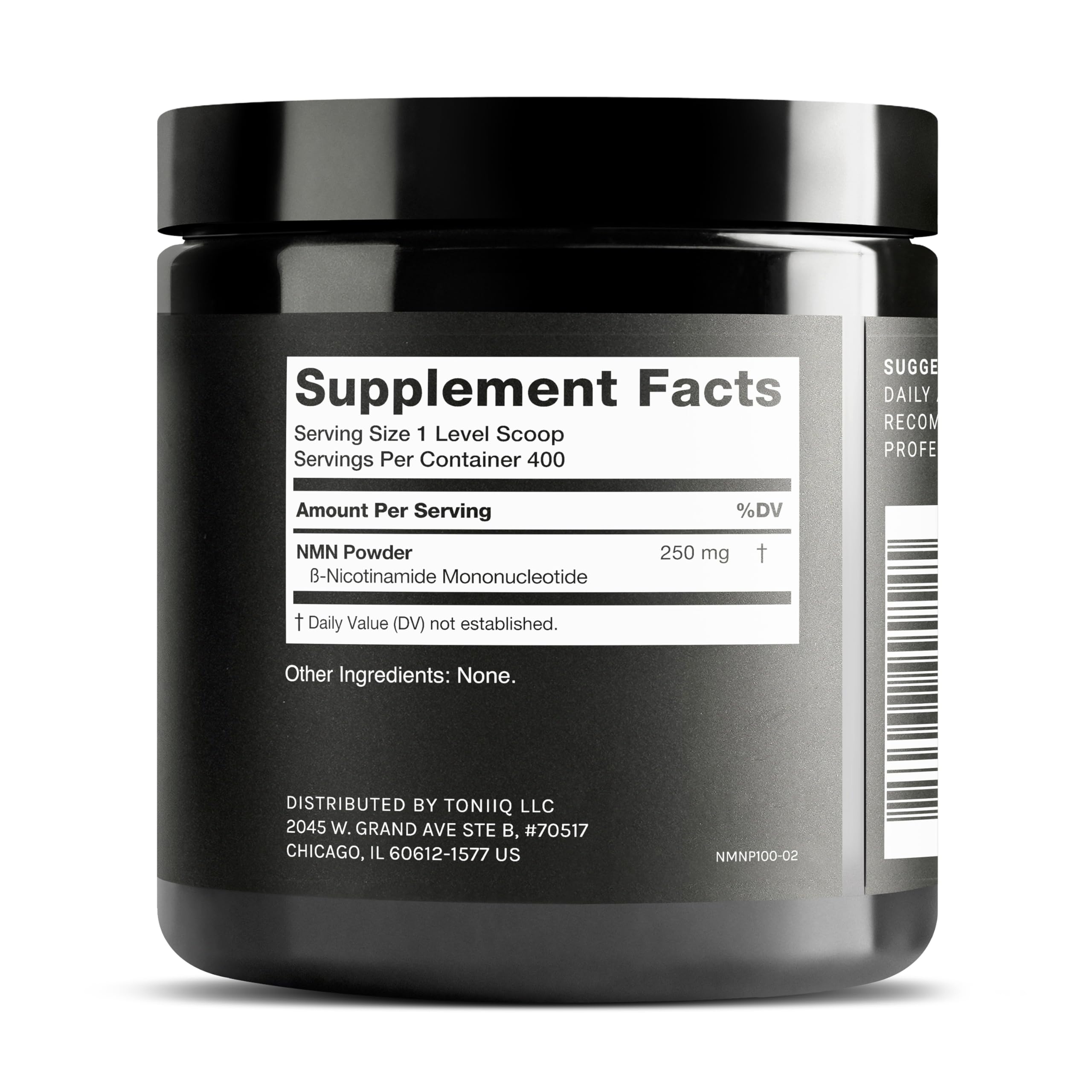 Toniiq Ultra High Purity NMN Powder - 100 Grams - 99.5% Highly Purified and Highly Bioavailable - Fully Stabilized Formula - Supports NAD+ Levels - Nicotinamide Mononucleotide Powder Supplement Toniiq buy supplements canada