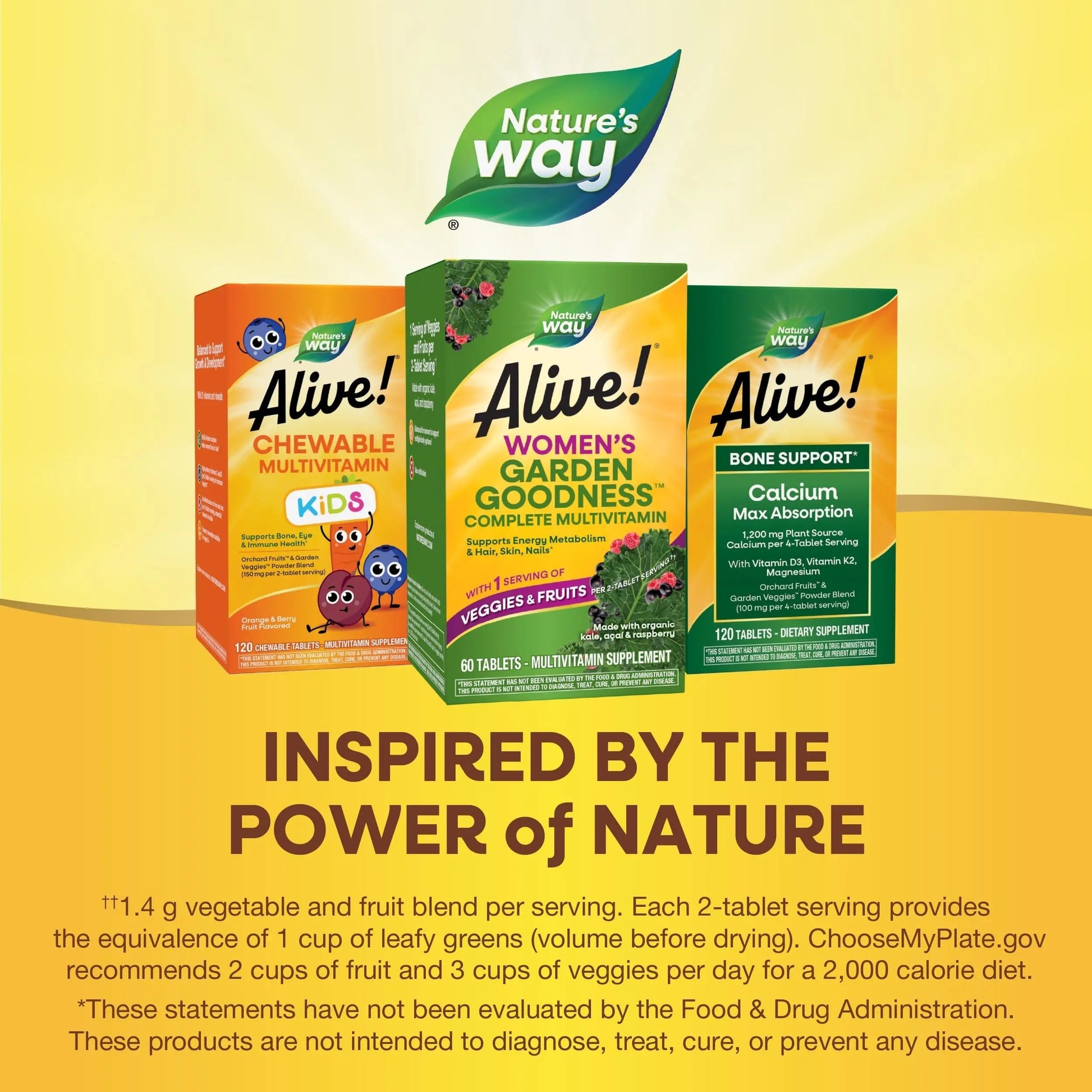 Nature's Way Alive! Garden Goodness Multivitamin for Women, High Potency B-Vitamins to Support Cellular Energy Nature's Way buy supplements canada