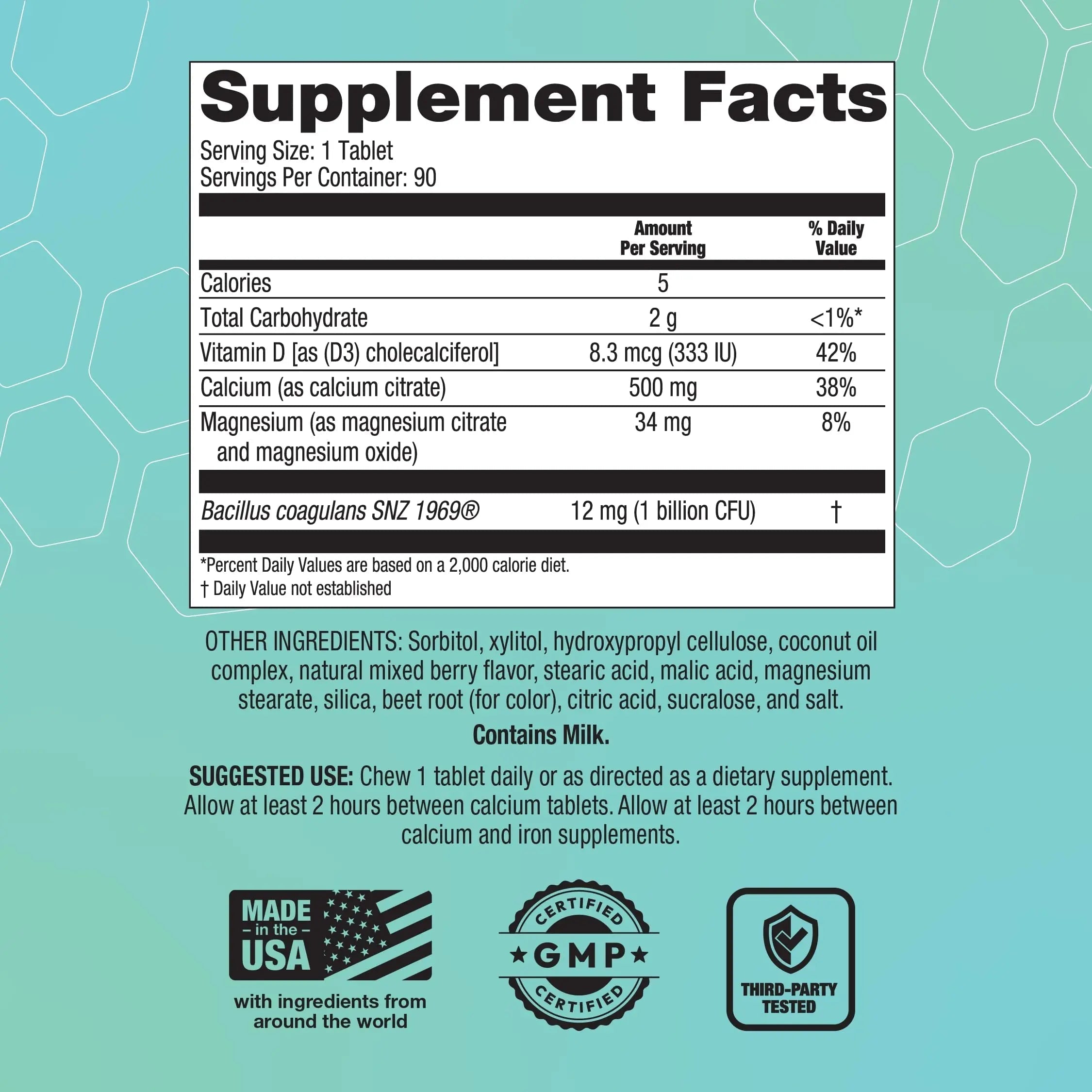 Bariatric Choice Multivitamin & Calcium Bundle (1-Month Supply) | 45mg Iron Multivitamin + 500mg Calcium Citrate with D3 & Probiotics | Bariatric Choice buy supplements canada