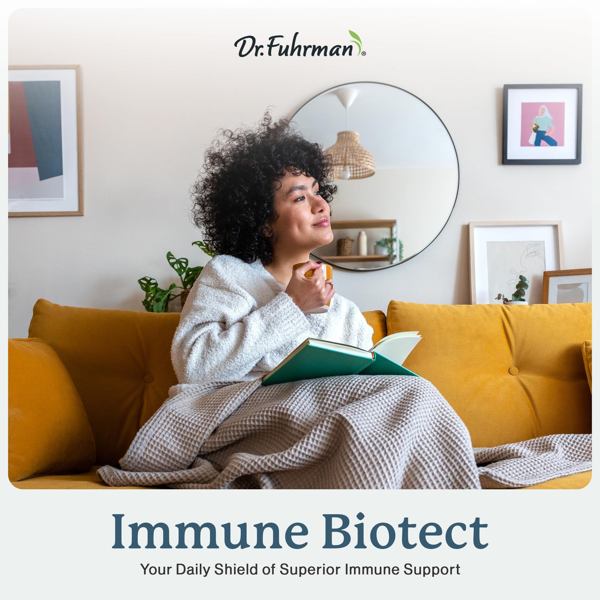 Dr. Fuhrman All Natural Immune Support Supplement | Whole-Food Derived Vitamin for Immunity Defense | Organic Mushrooms, & Berries | Organic Lion’s Mane, Maitake, Reishi, and Elderberry | 120 Caps Dr. Fuhrman buy supplements canada