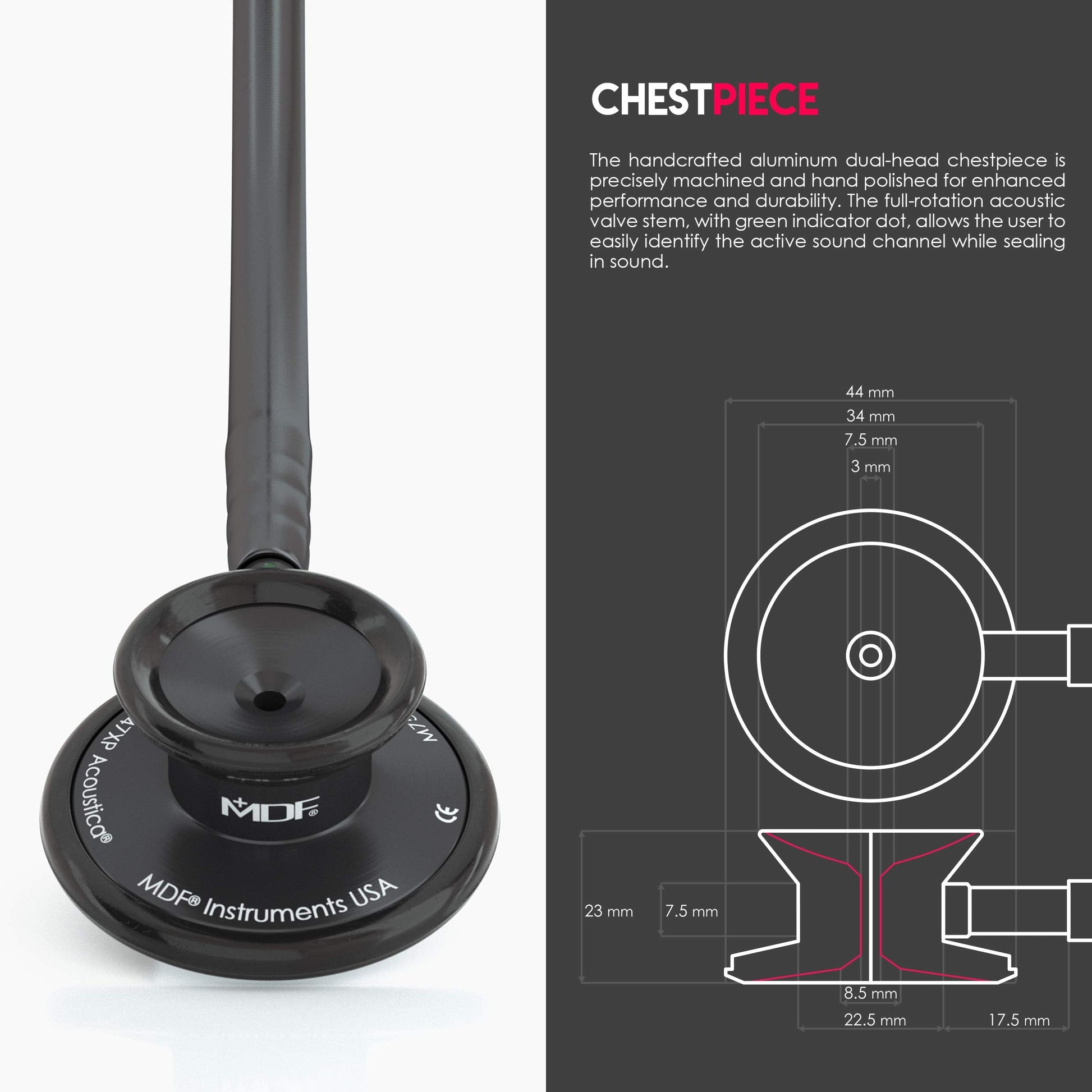 MDF Acoustica Lightweight Stethoscope for Doctors, Nurses, Students MDF Instruments buy supplements canada