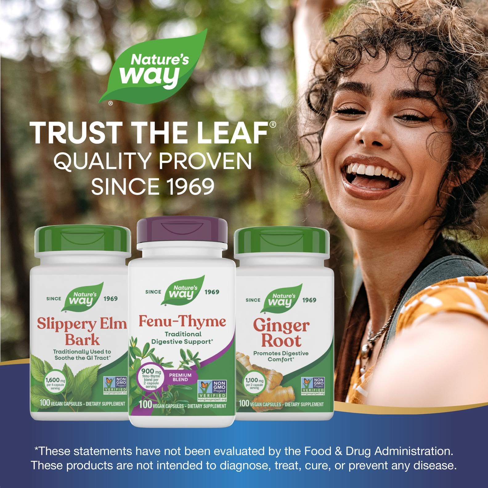 Nature's Way Fenu-Thyme - Traditional Digestive Support Blend* - 900 mg of Thyme & Fenugreek per 2-Capsule Serving - Non-GMO Project Verified & Dairy Free - 100 Vegan Capsules Nature's Way buy supplements canada