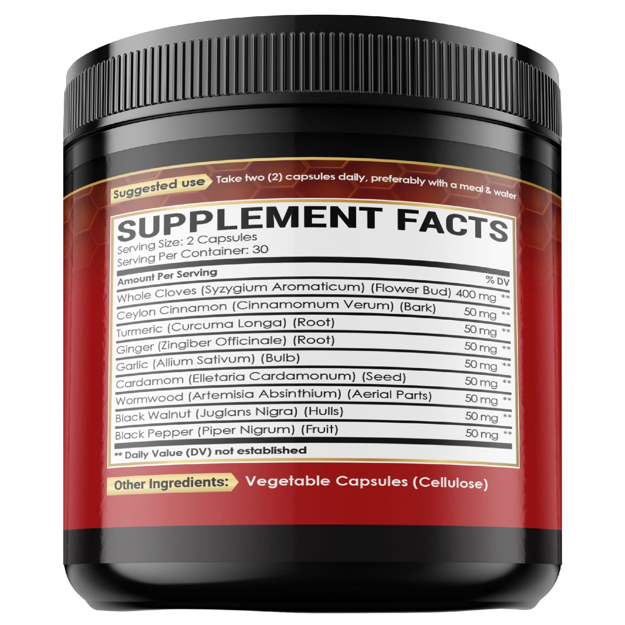9in1 Clove Supplement Rich in Vitamins & Minerals for Digestive, Immune System, Bone & Heart Health with Cinnamon, Turmeric, Ginger, Cardamom, Garlic, Wormwood, Black Walnut - 60 Capsules - 30 Days NUQIIT buy supplements canada