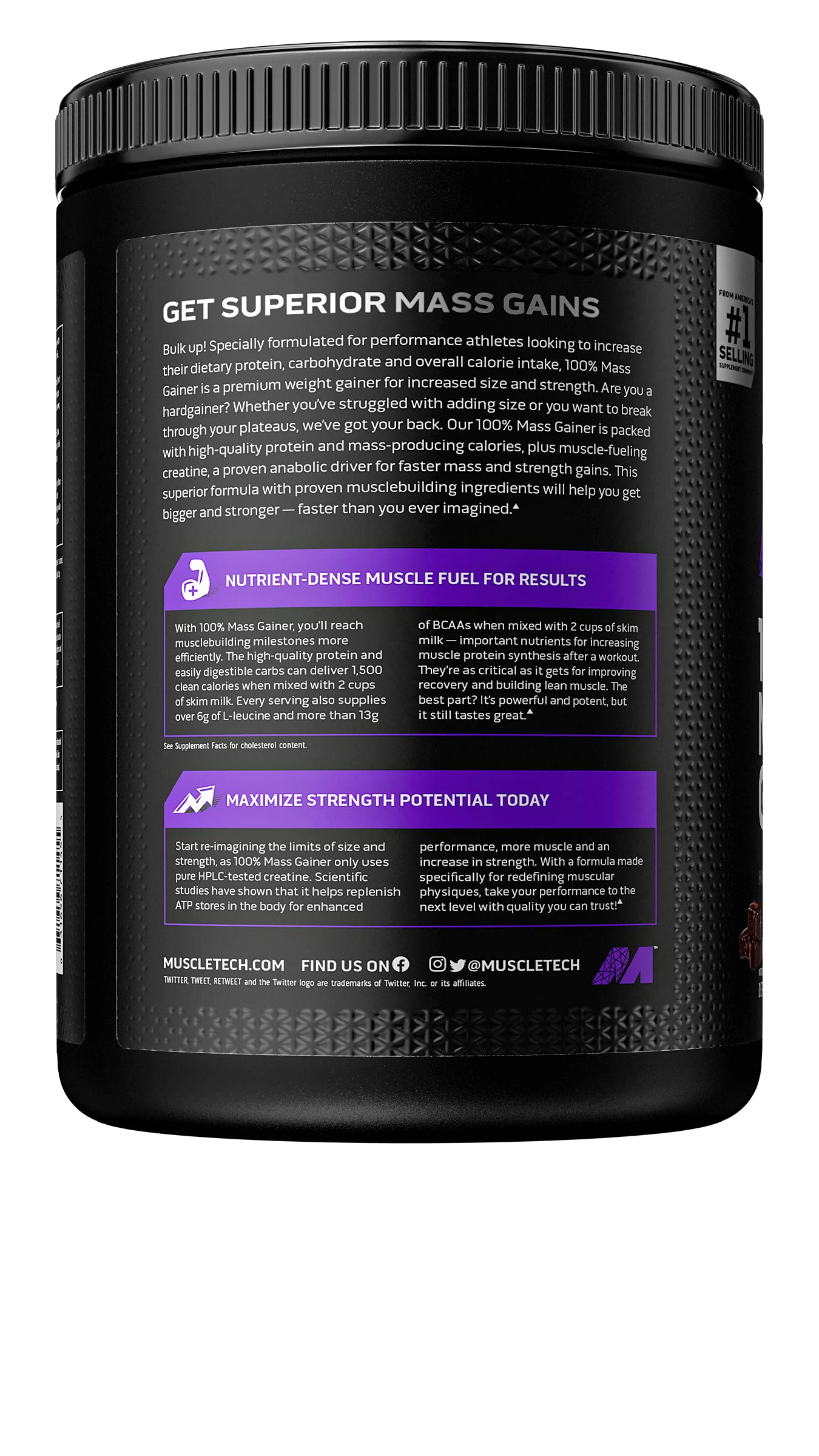 Mass Gainer MuscleTech 100% Mass Gainer Protein Powder Protein Powder for Muscle MuscleTech buy supplements canada