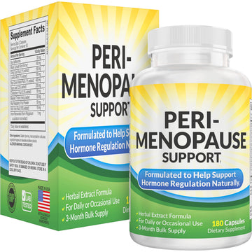 Perimenopause Support (3-Month) Supplement Blend | Women's Health & Hormone Support with 11 Herbs & Extracts | Female Hormonal Balance Supplements | 90-Day Bulk Supply | 180 Capsules Elevate Recovery Supplements buy supplements canada