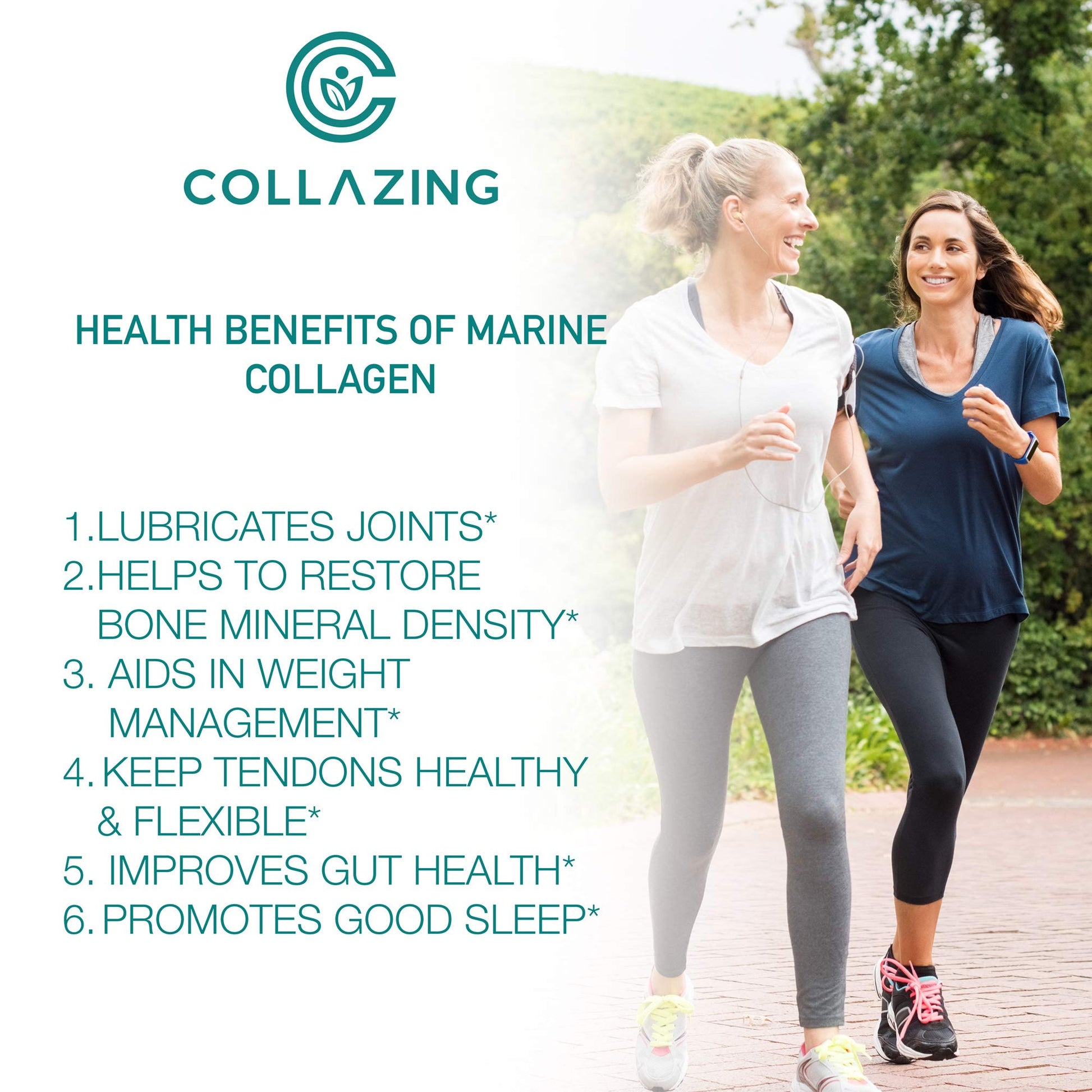 C COLLAZING - Alaskan Wild-Caught Marine Collagen Peptides with Hyaluronic Acid & Vitamin C - Supports Skin, Hair, Nails, Joints & Bones - Type 1 & 3 Collagen C COLLAZING buy supplements canada