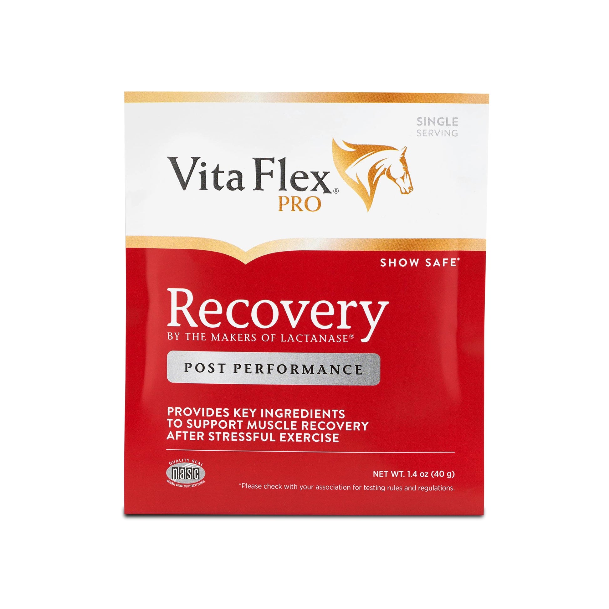 Vita Flex Pro Recovery by the Makers of Lactanase, Post Performance Horse Supplements 40 g, Show Safe Muscle Recovery Supplements, Amino Acids for Horses, Strength & Joint Health Vita Flex buy supplements canada