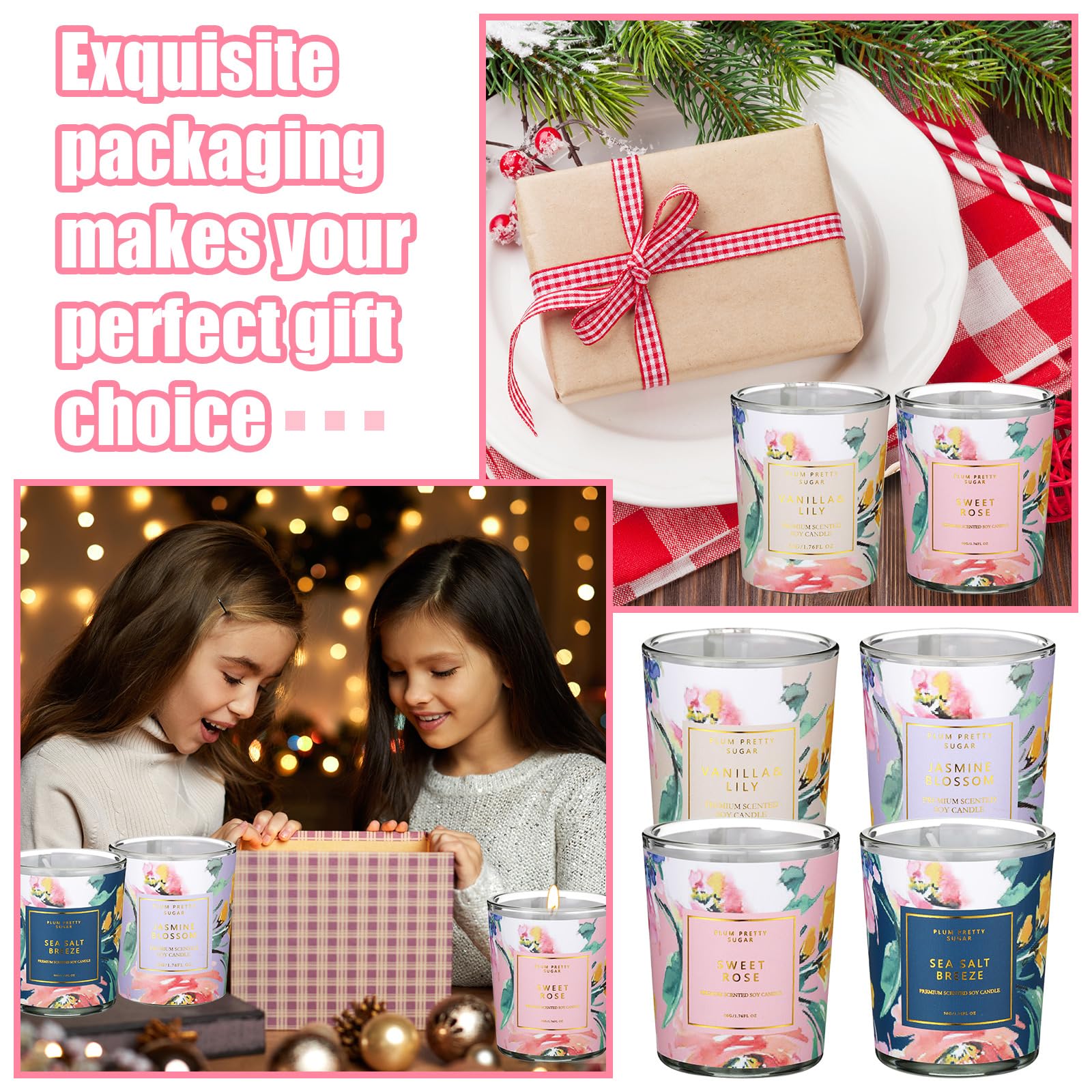 MTLEE 24 Pcs Candles for Home Scented Candle Gifts for Women Bulk 8 Long Lasting Aromatherapy Jar MTLEE buy supplements canada