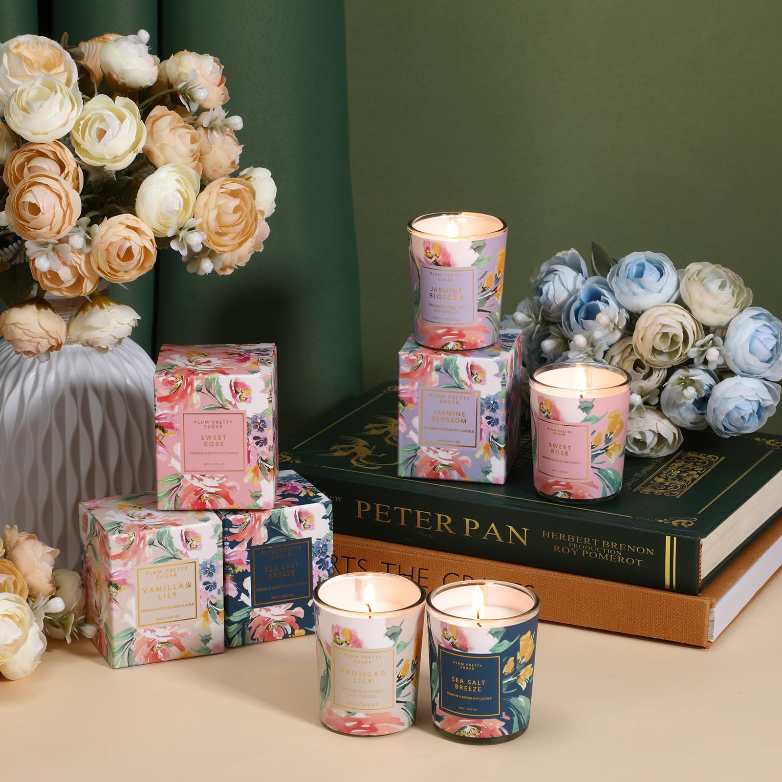 MTLEE 24 Pcs Candles for Home Scented Candle Gifts for Women Bulk 8 Long Lasting Aromatherapy Jar MTLEE buy supplements canada