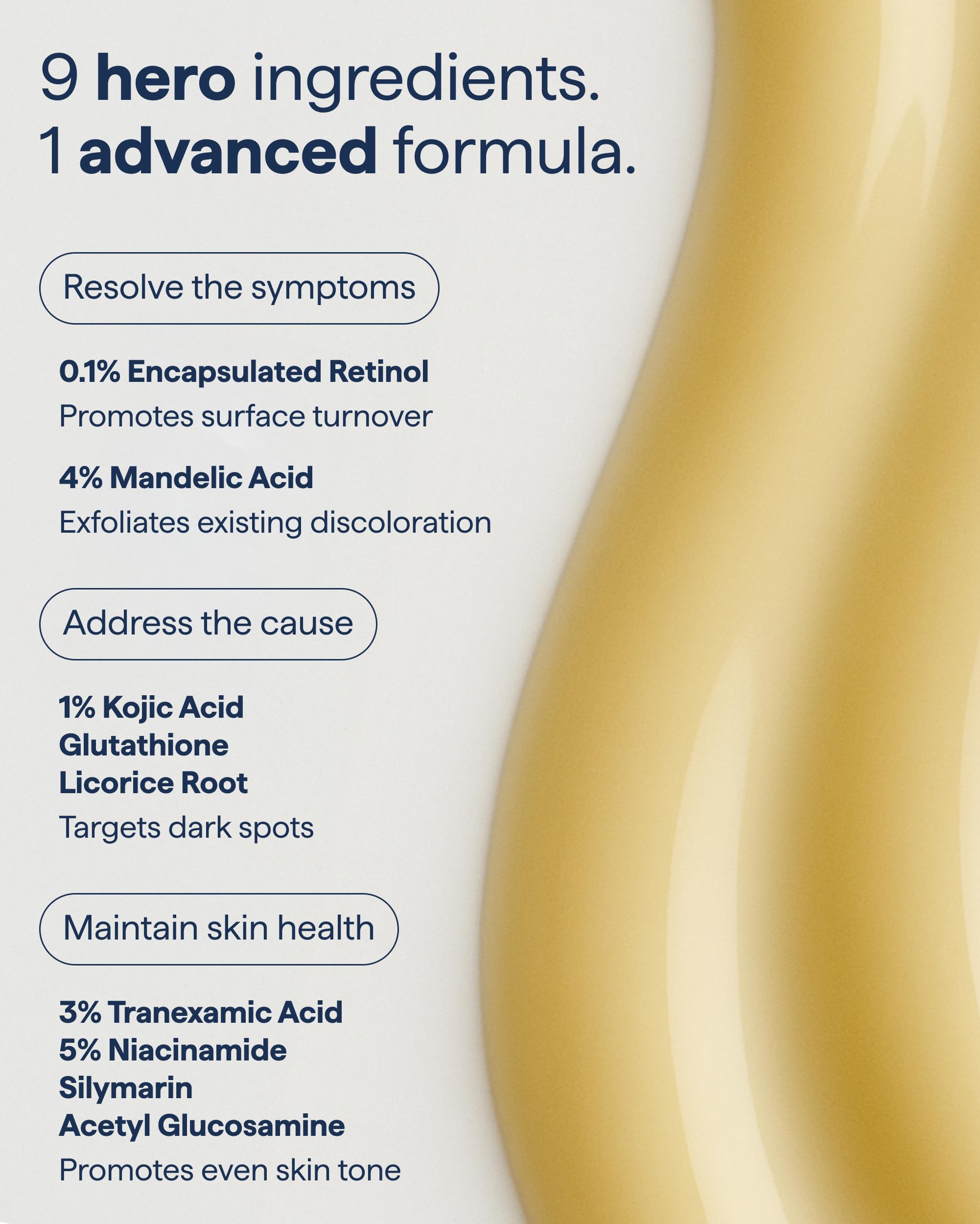 Remedy for Dark Spots | Advanced Night Treatment with Retinol & Kojic Acid | For Discoloration and Uneven Tones | With Glutathione Remedy Science buy supplements canada