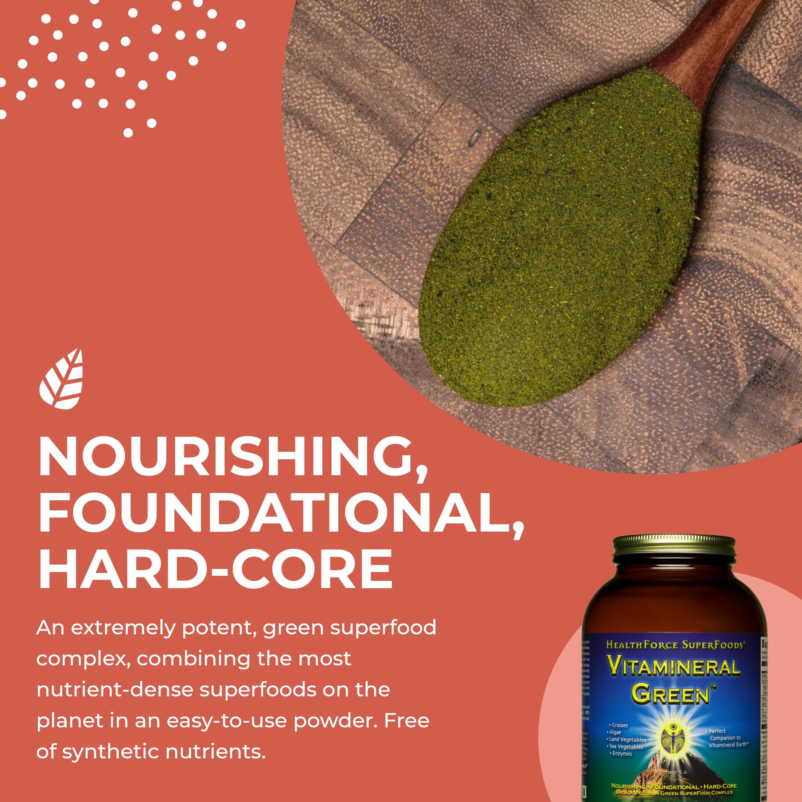 HEALTHFORCE SUPERFOODS Vitamineral Green - Mineral Supplement for Immune & Thyroid Support - Green Powder Supplement with Ingredients from The Land - Gluten-Free & Vegan - 500 Grams HEALTHFORCE SUPERFOODS buy supplements canada
