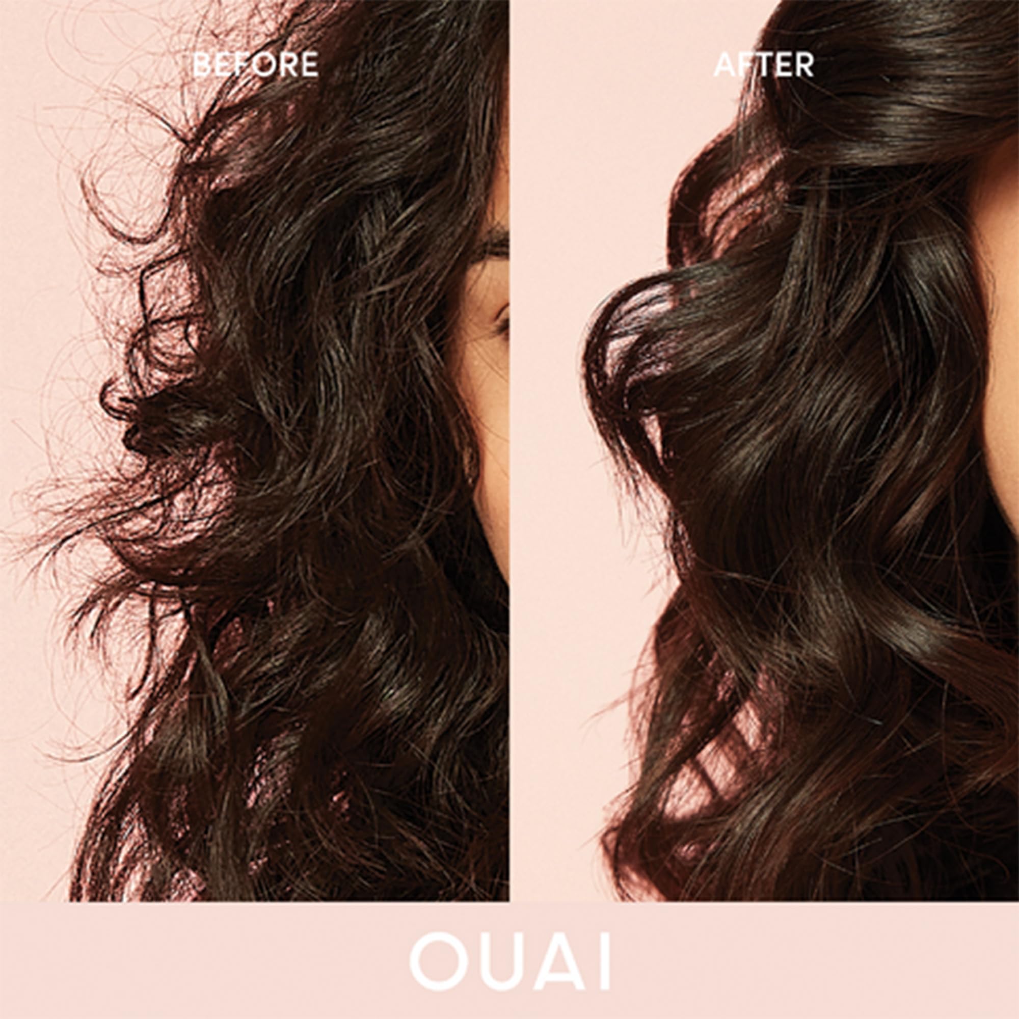 OUAI Anti Frizz Cream - Moisturizing Hair Cream with Frizz Control & Heat Protection - Provides Lasting Hydration with Jackfruit & Beetroot Extract - Paraben, Phthalate & Sulfate Free (6 oz) OUAI buy supplements canada