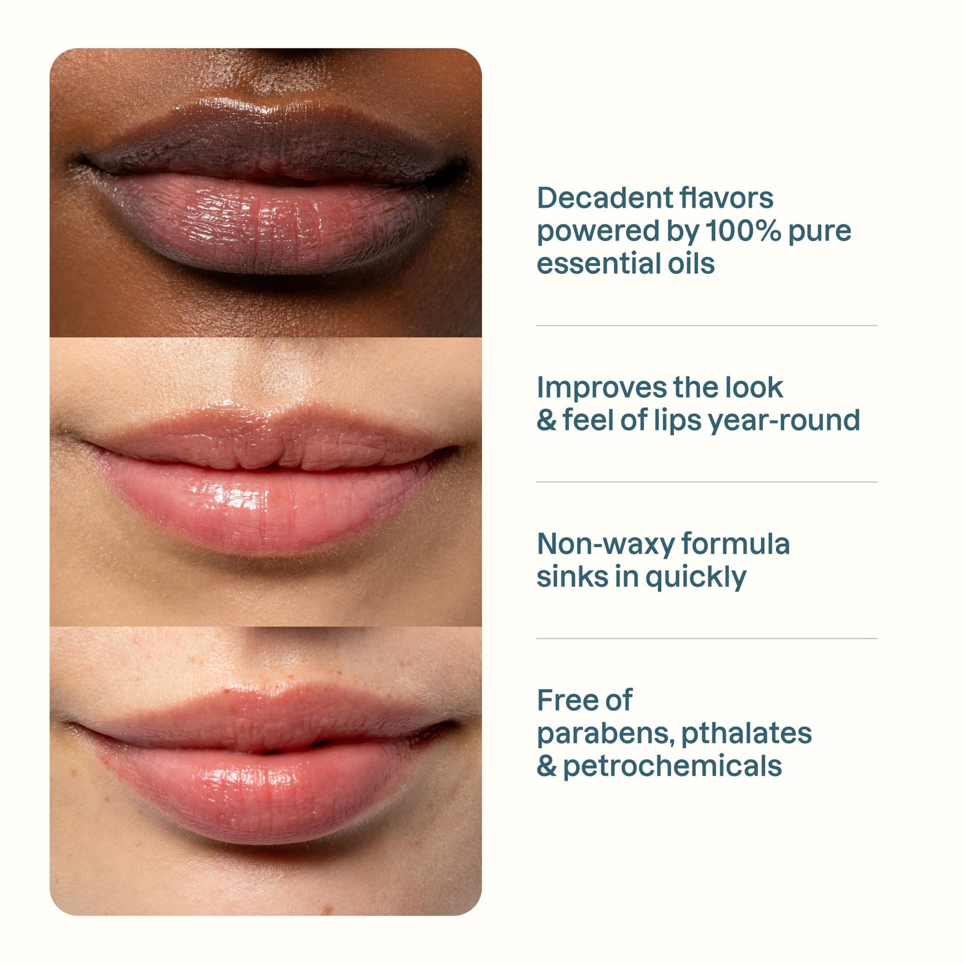 Cliganic Organic Lip Balm Set (6 Flavors) - 100% Natural Hydrating, Moisturizing for Dry Cracked Lips, Stocking Stuffer Gift for Men & Women Cliganic buy supplements canada