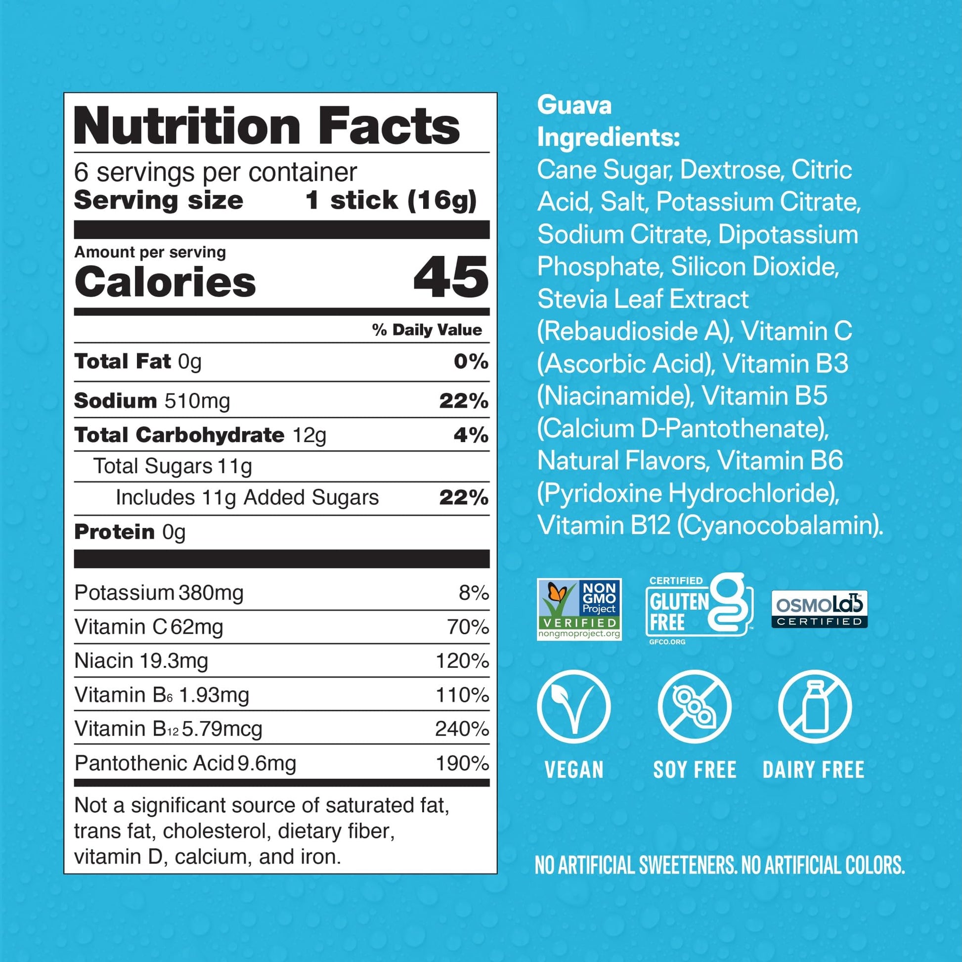 Liquid I.V.® Hydration Multiplier - Guava | Electrolyte Powder Drink Mix | 1 Pack (16 Servings) Liquid I.V. buy supplements canada