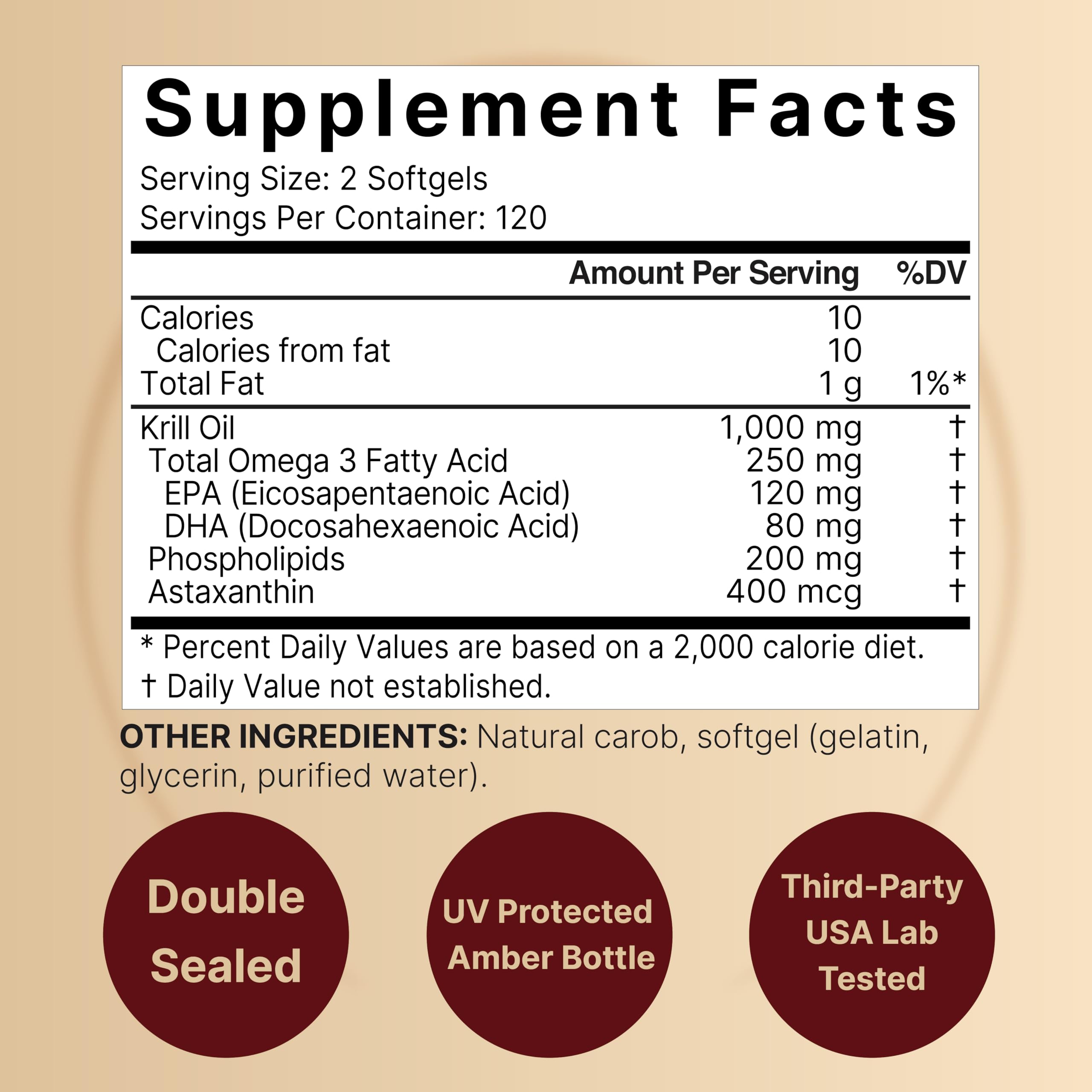 NatureBell Antarctic Krill Oil 1000mg Supplement, 240 Softgels, Natural Source of Omega-3 NatureBell buy supplements canada