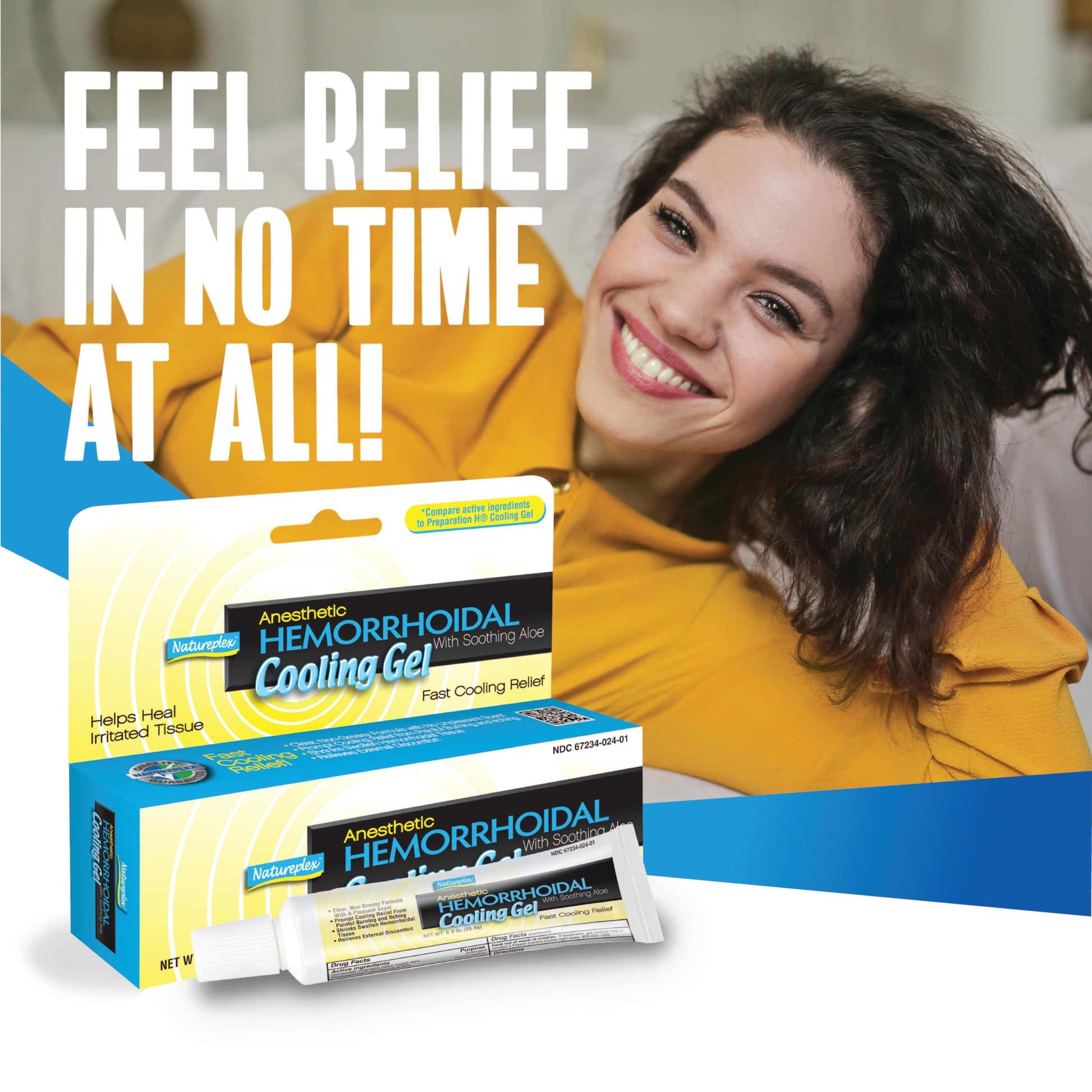 Natureplex Anesthetic Hemorrhoidal Cooling Gel with Soothing Aloe (6 Pack) Natureplex buy supplements canada