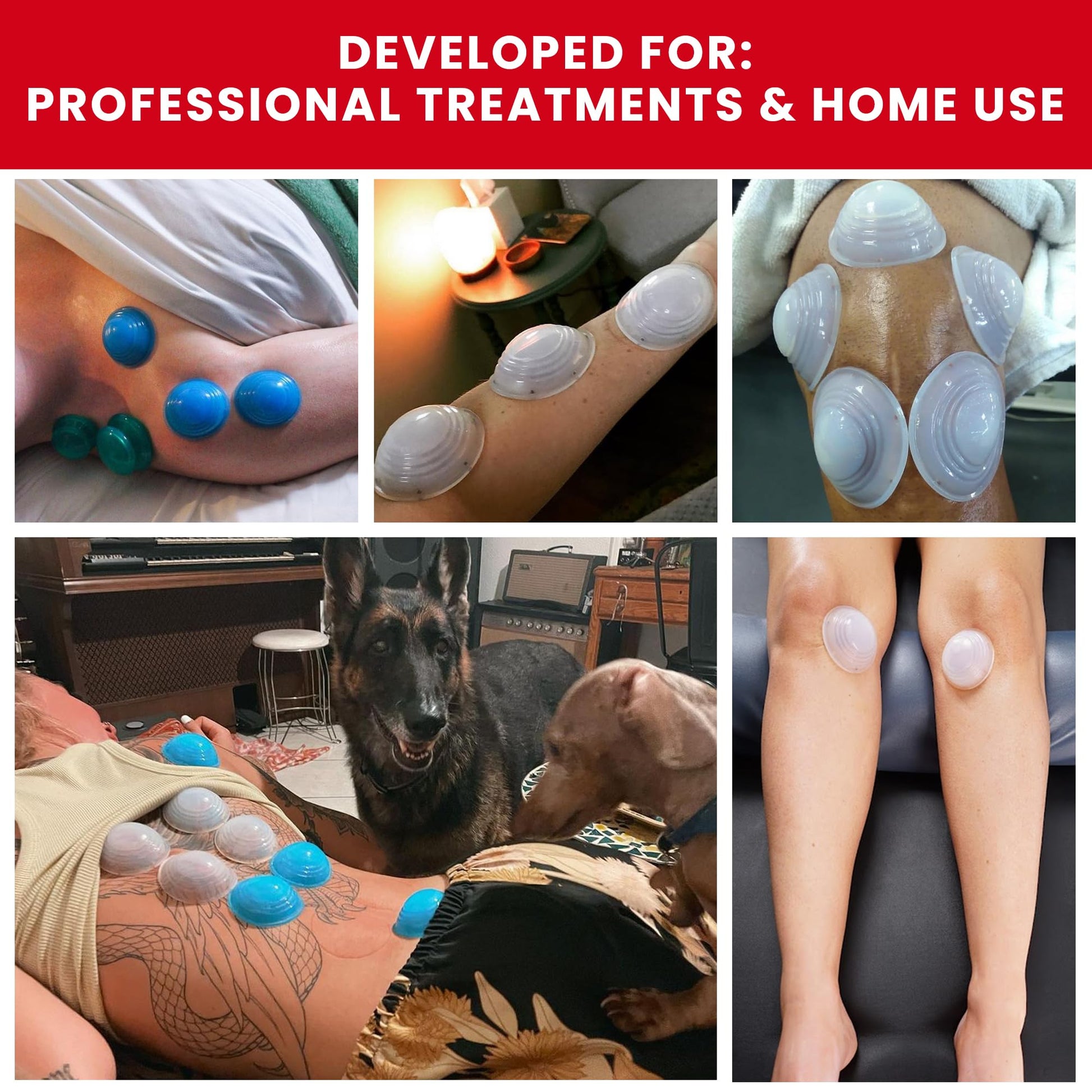 Lure Essentials Cupping Therapy Set 10 Professional Silicone Cupping Cups for Muscle Knots, Joints, Muscles, Arms and Feet Lure Essentials buy supplements canada