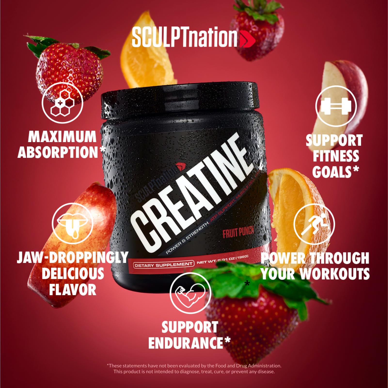 Sculpt Nation by V Shred Creatine - Premium Creatine Monohydrate Powder Sculpt Nation buy supplements canada
