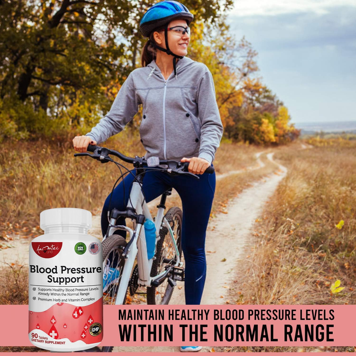 AAMATEC LIFE Blood Pressure Support Supplement 90 Capsules AAMATEC LIFE buy supplements canada