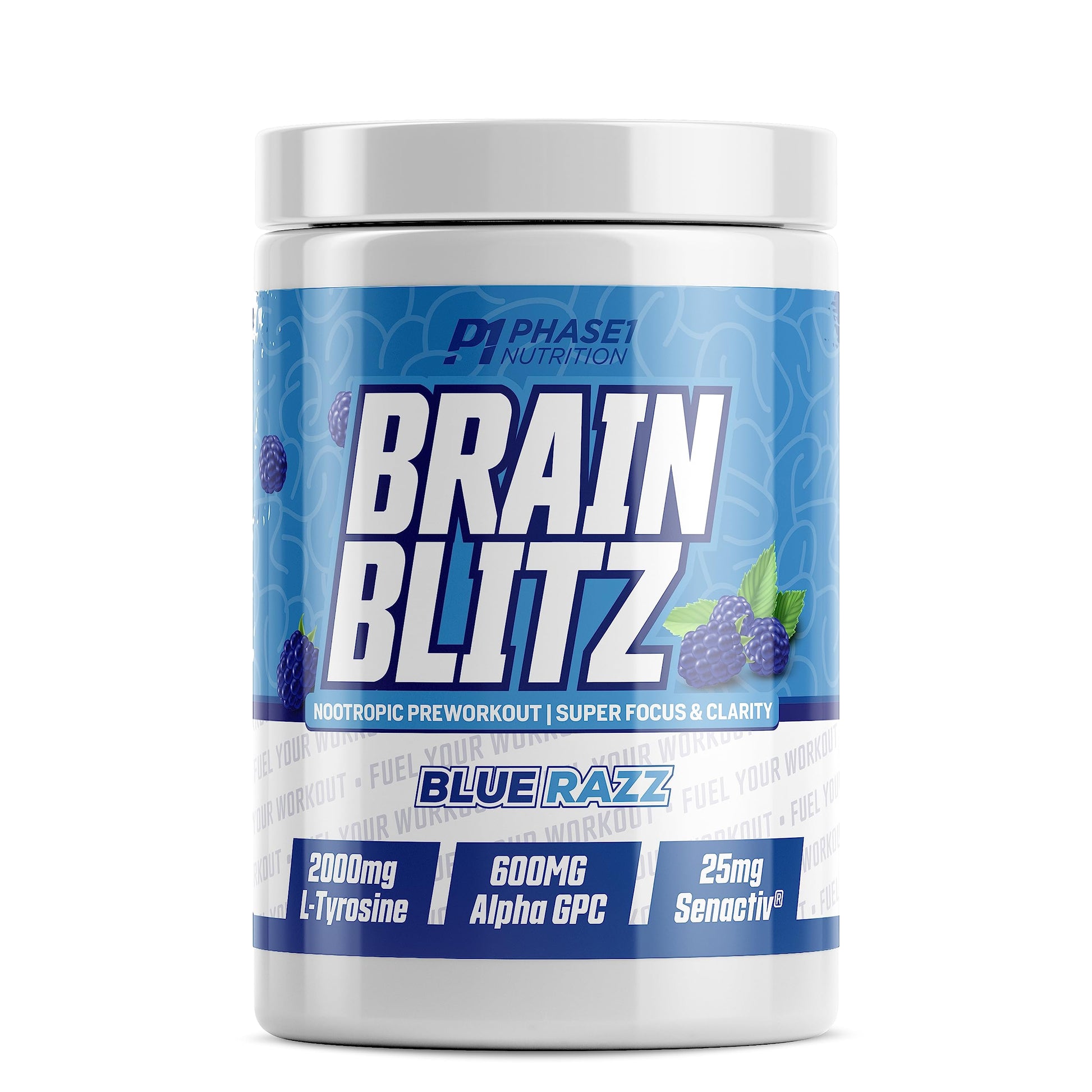 Phase One Nutrition Brain Blitz, Blue Razz - 20 Servings Phase One Nutrition buy supplements canada