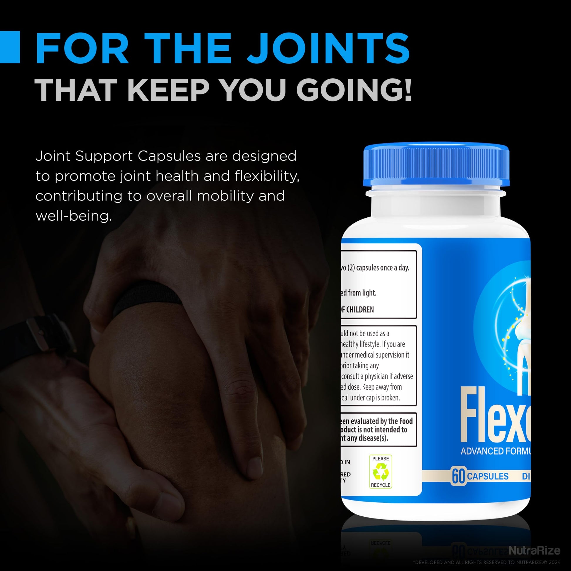 NutraRize (2 Pack) Flexopril Ultra Capsules, Official Flexopril for Joint Support, All-Natural Formula to Fortify Bones and Bolster Flexibility, Premium FlexoprilUltra Pills Review (120 Capsules) NutraRize buy supplements canada