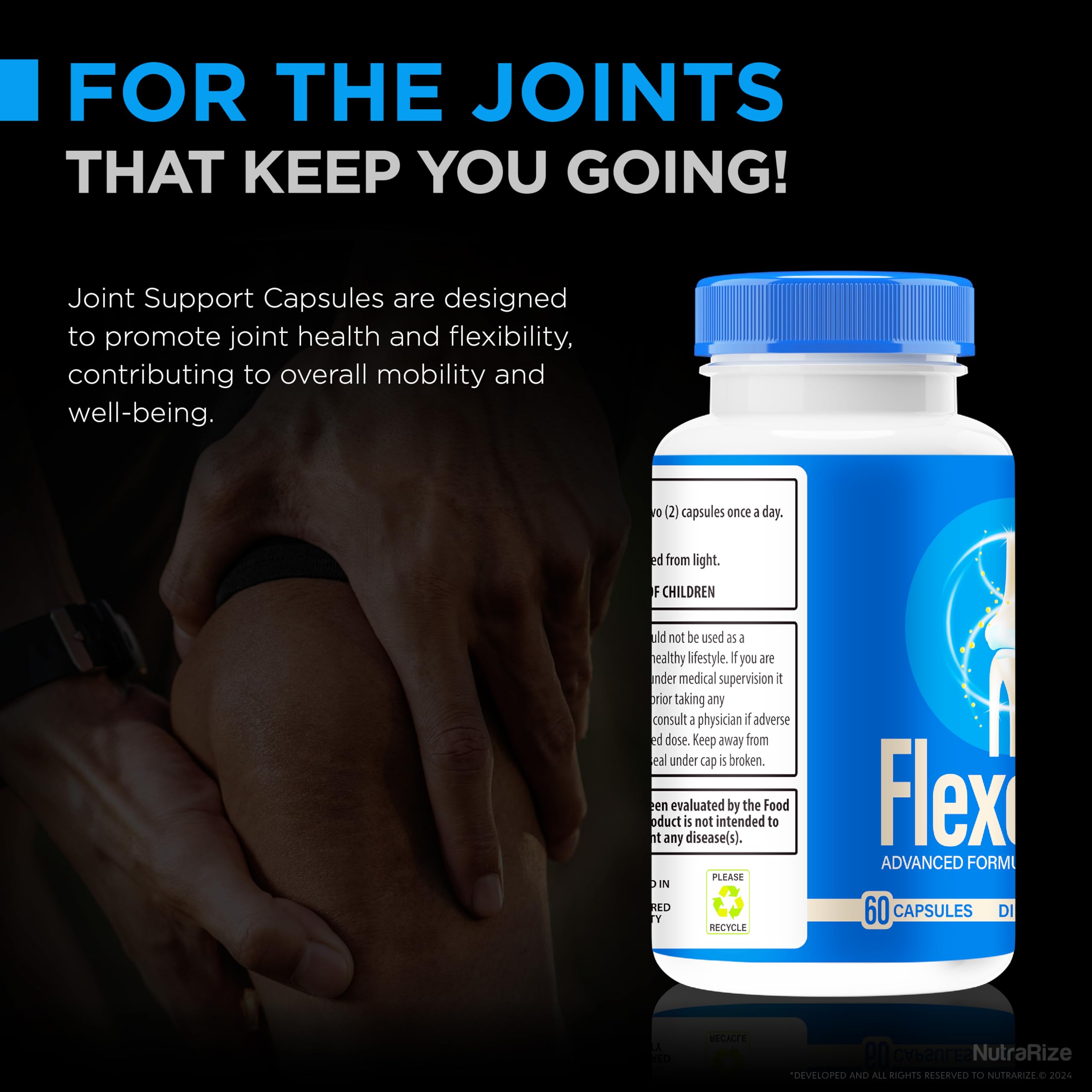 NutraRize (2 Pack) Flexopril Ultra Capsules, Official Flexopril for Joint Support, All-Natural Formula to Fortify Bones and Bolster Flexibility, Premium FlexoprilUltra Pills Review (120 Capsules) NutraRize buy supplements canada