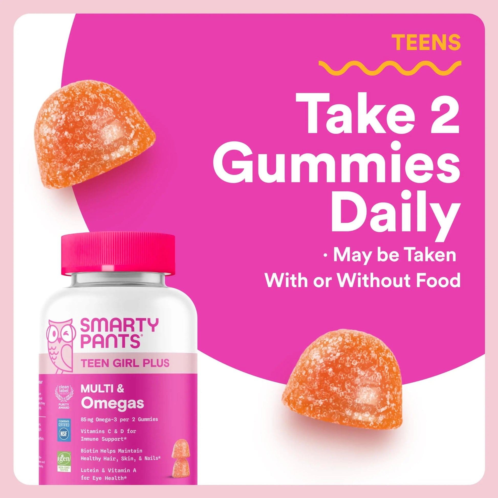SmartyPants Mother & Daughter Daily Nutrition Bundle: Women’s + Teen Girl Multivitamin Gummies with Omega-3, Biotin, Vitamins D3, B12, A SmartyPants buy supplements canada