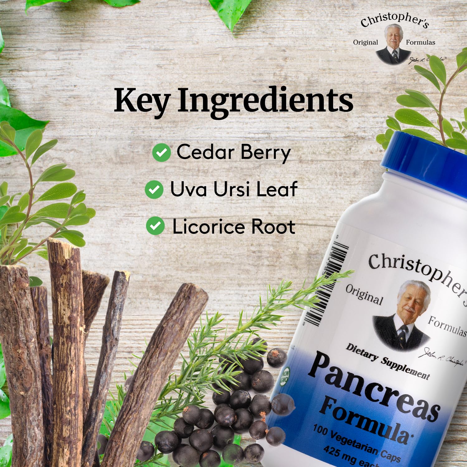 Christopher's Original Formulas Pancreas Formula - Pancreas Cleanse Detox & Repair - Probiotics for Digestive Health Christopher's Original Formulas buy supplements canada