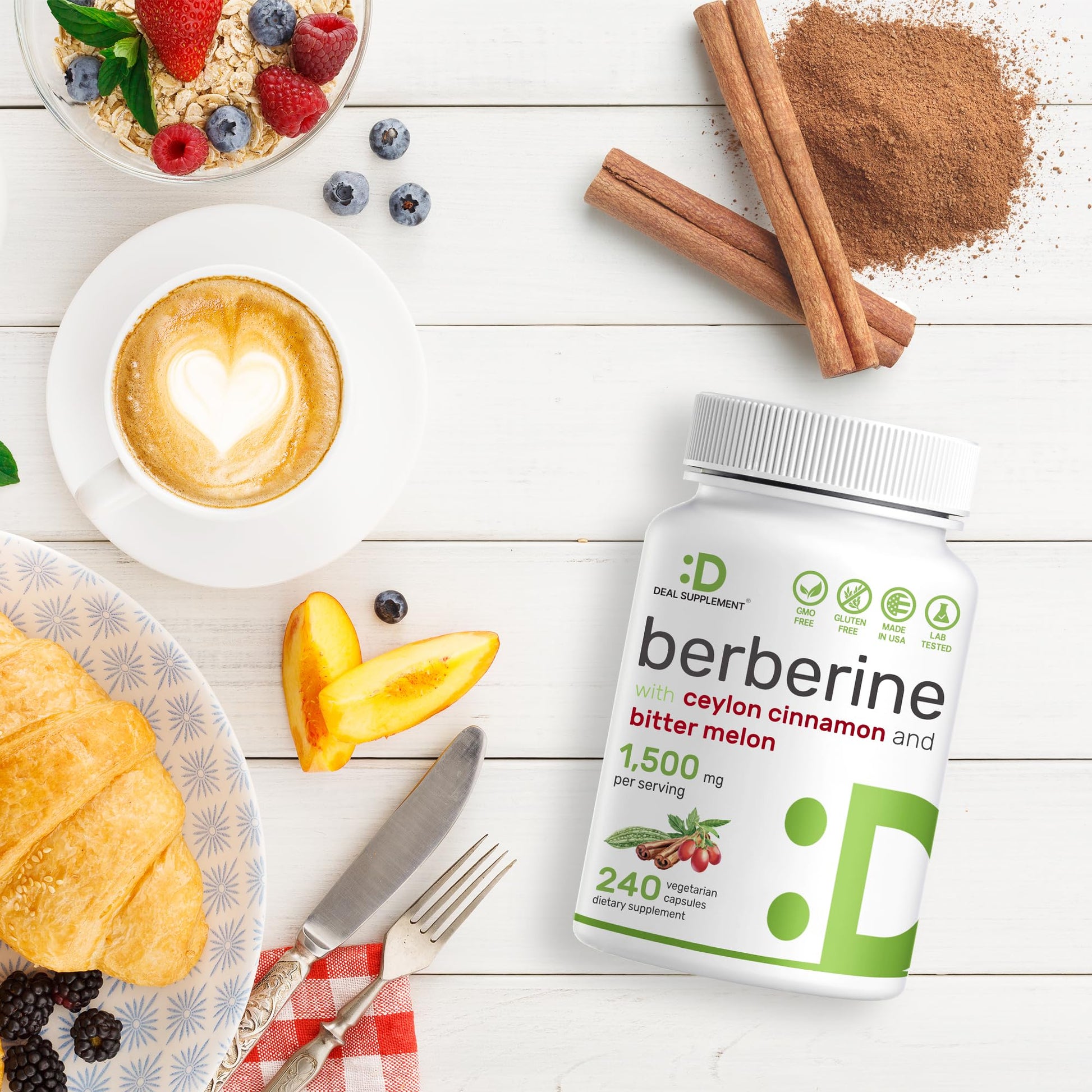 Berberine Supplement 500mg Per Capsule (1500mg Per Serving) | 240 Veggie Capsules DEAL SUPPLEMENT buy supplements canada