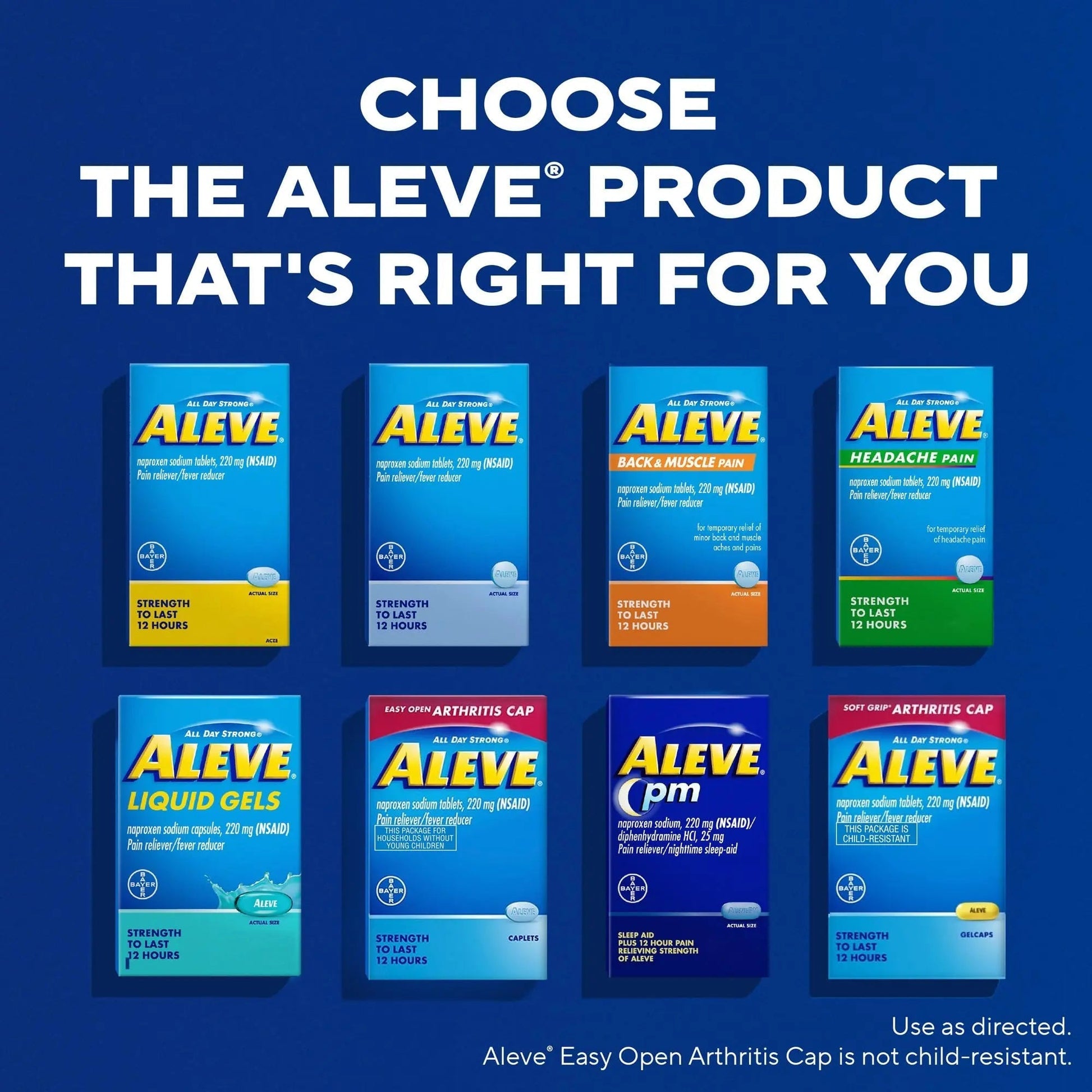 Aleve PM Sleep Aid Plus Pain Reliever Caplets, Naproxen Sodium & Diphenhydramine HCl, Nighttime, 120 Count Aleve buy supplements canada