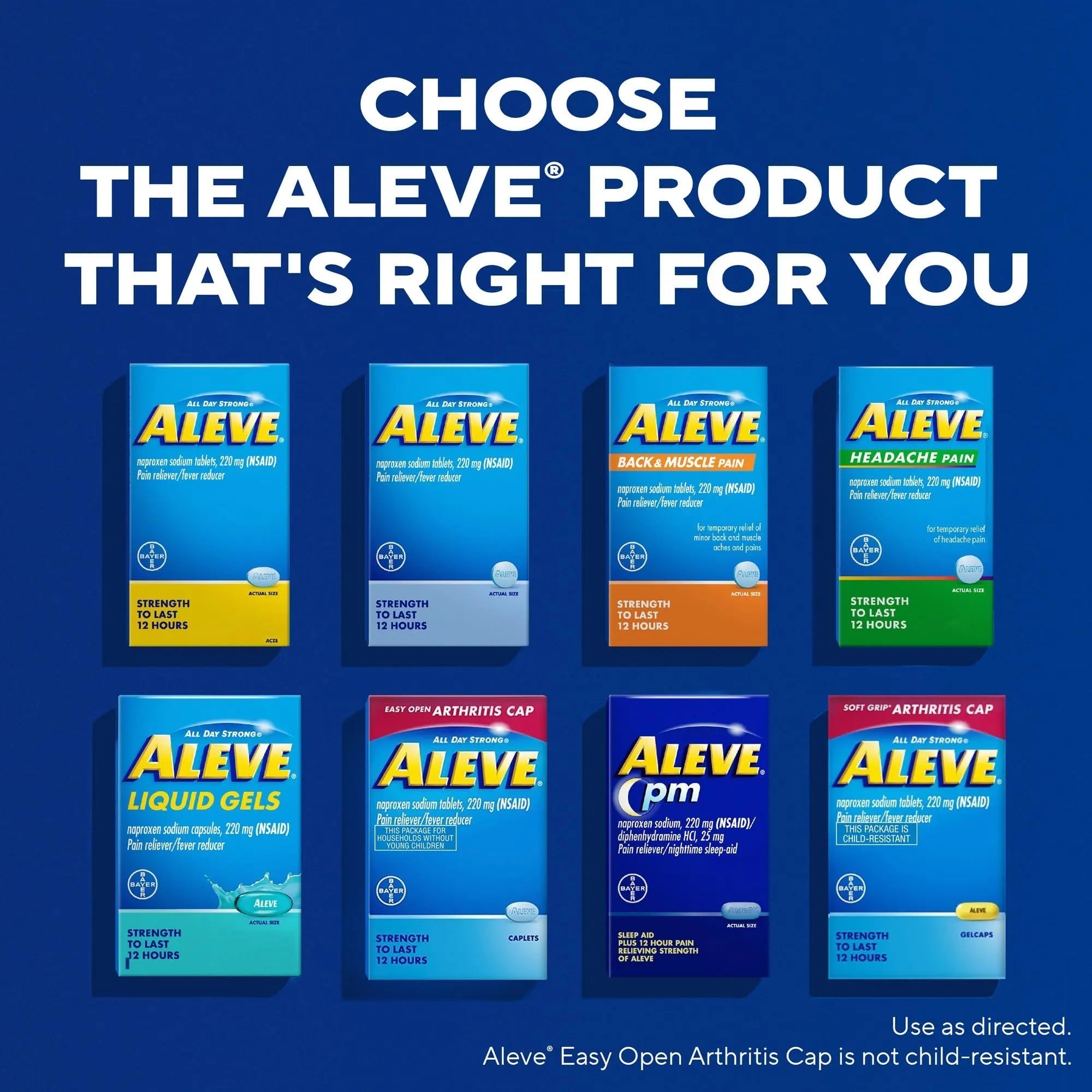 Aleve PM Sleep Aid Plus Pain Reliever Caplets, Naproxen Sodium & Diphenhydramine HCl, Nighttime, 120 Count Aleve buy supplements canada