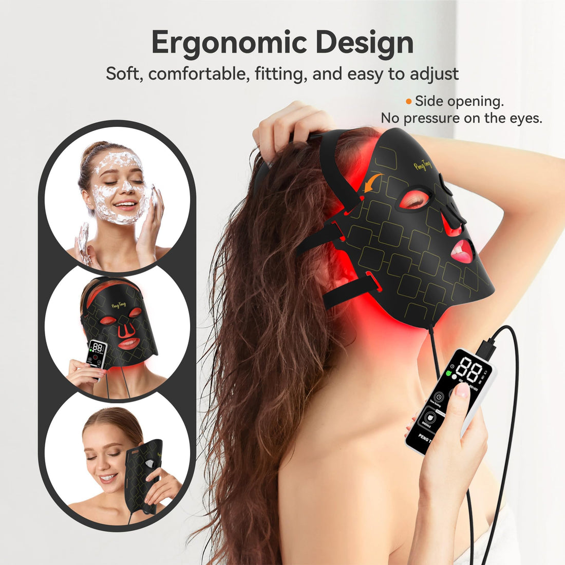 Peng Teng Red Light Therapy for Face, 660NM and 850NM,Innovative use of Monitoring,red Light Therapy Masks PengTeng buy supplements canada