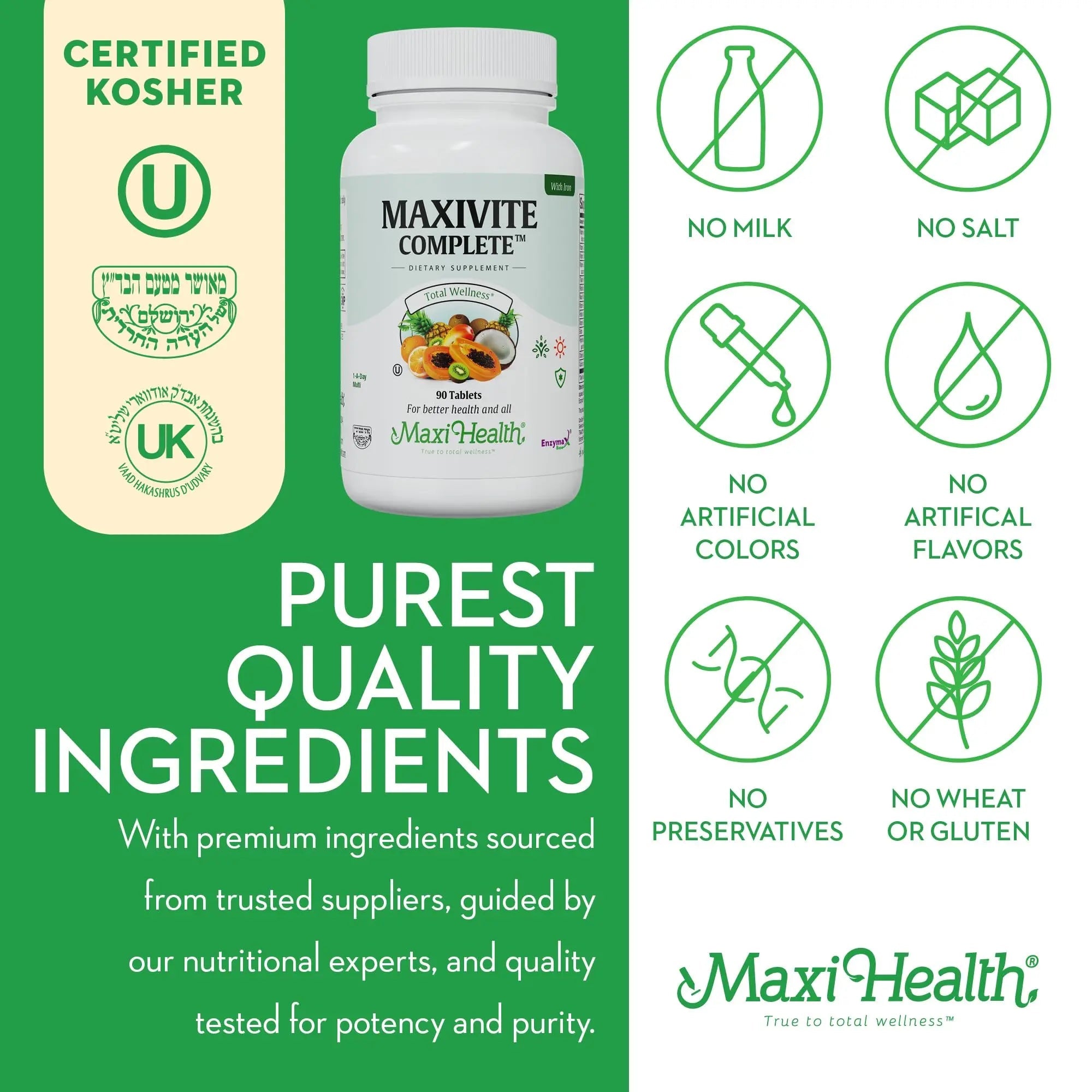 Maxi Health Complete Once Daily Vitamins for Men & Women - Multivitamin for Women & Men Maxi Health buy supplements canada