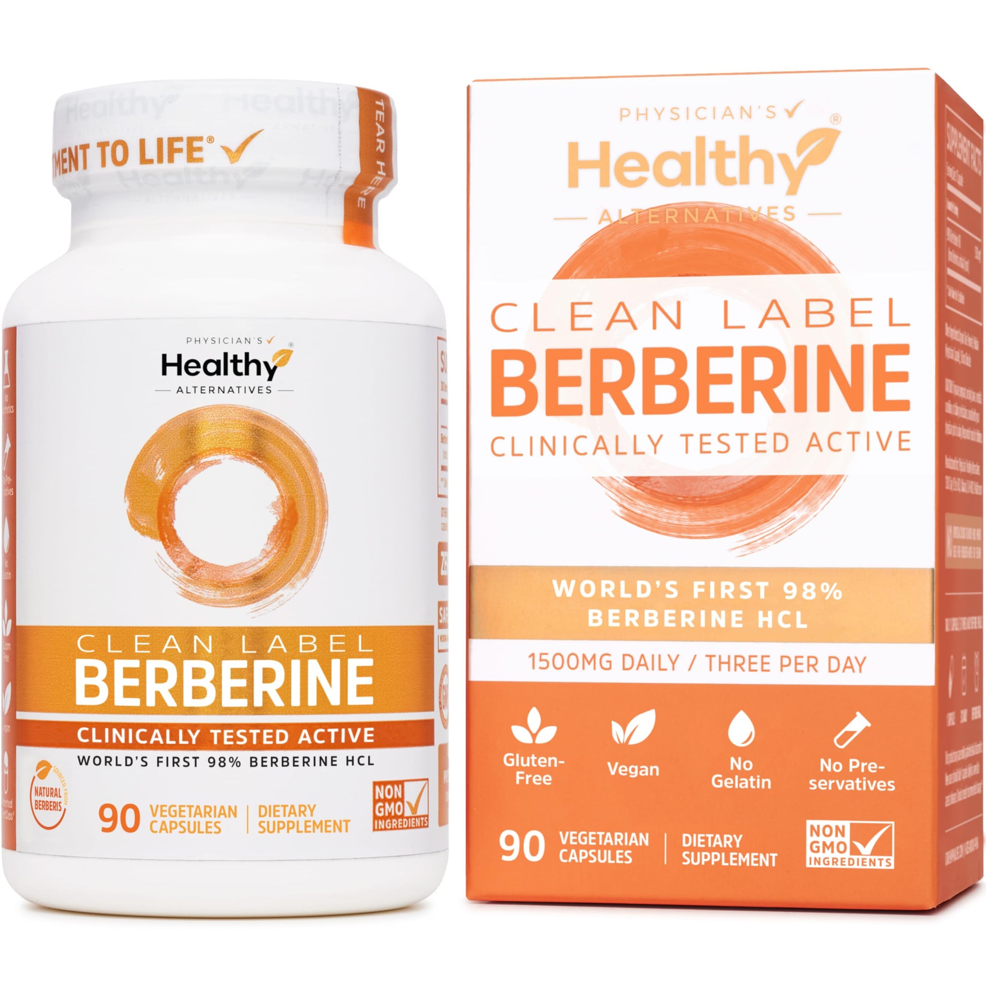 Clean Label Berberine Supplement 1500mg - Ultra Pure 98% Berberine HCl, Highest Purity Physician's Healthy Alternatives buy supplements canada