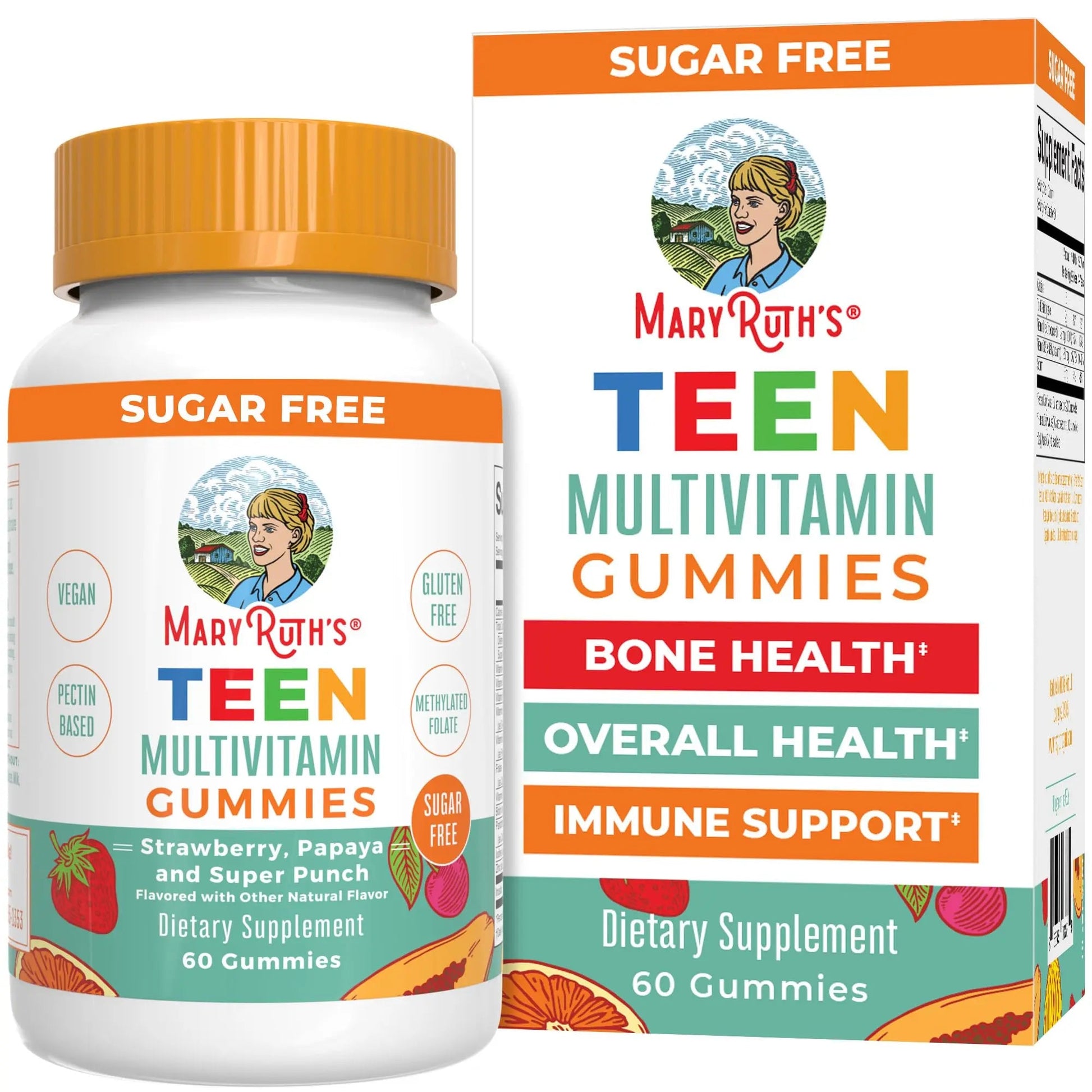 MaryRuth Organics Multivitamin for Teens | Teen Multivitamin Multimineral Gummies with Vitamin B, C, D and E, Biotin, Zinc MaryRuth Organics buy supplements canada