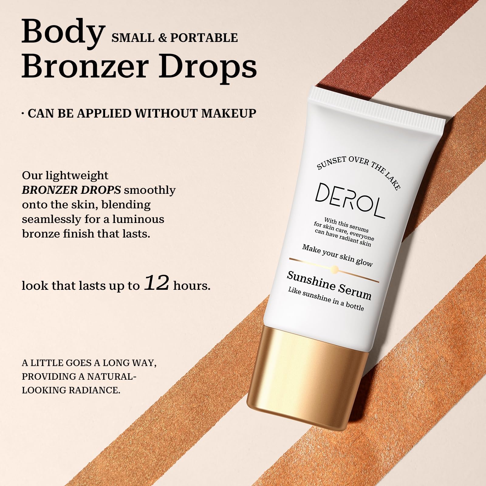 SWETIYOU Bronzing Drops, Lightweight and Non-greasy Liquid Bronzer for Face & Body, Instant Sunshine Glow Serum for Flawless Skin & Radiant Finish (RUST RED) SWETIYOU buy supplements canada
