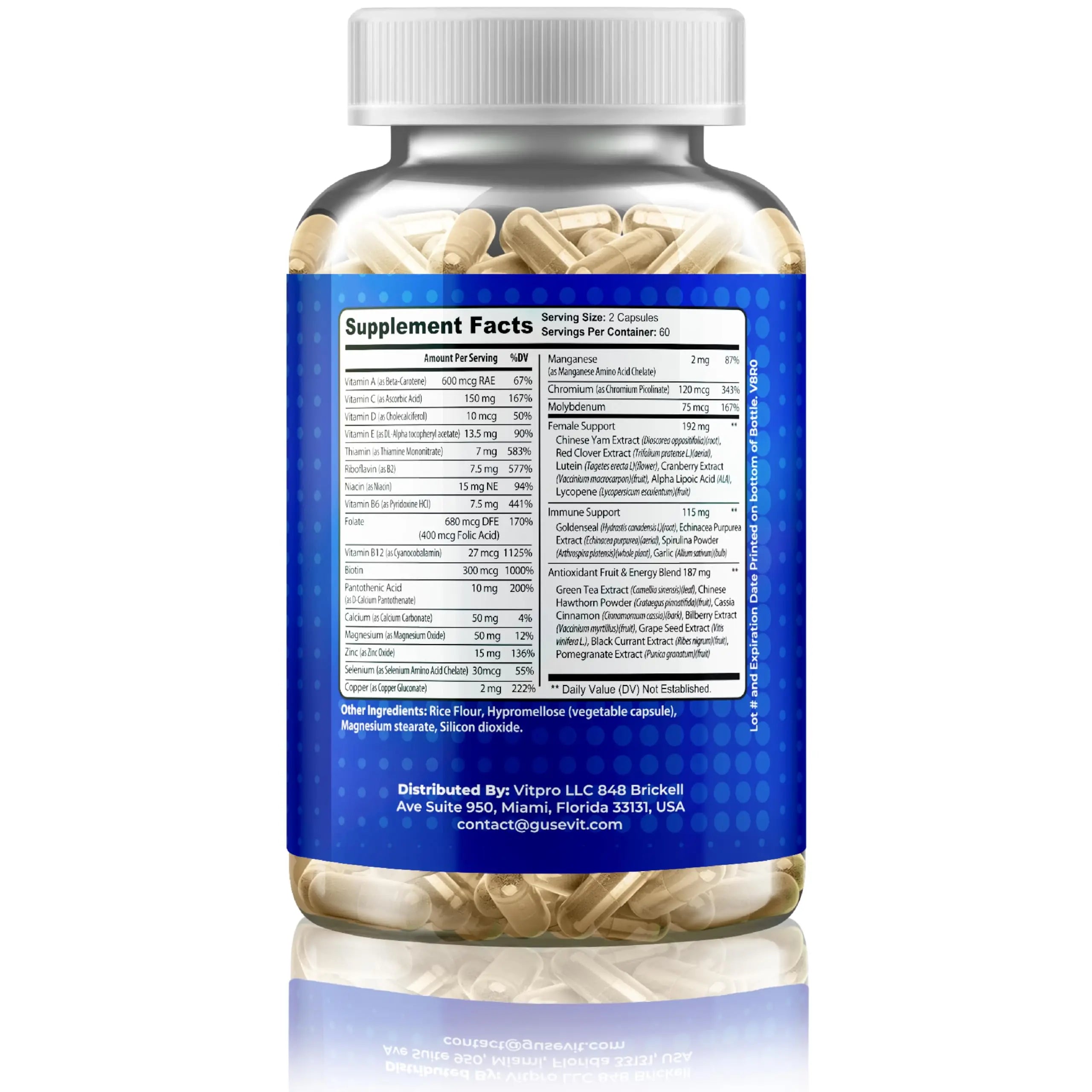 Gusevit 35-in-1 Men's Multivitamins for Immune Support, Stamina & Energy Boost | Men's Health Supplement with Vitamins & Antioxidants | Gusevit buy supplements canada