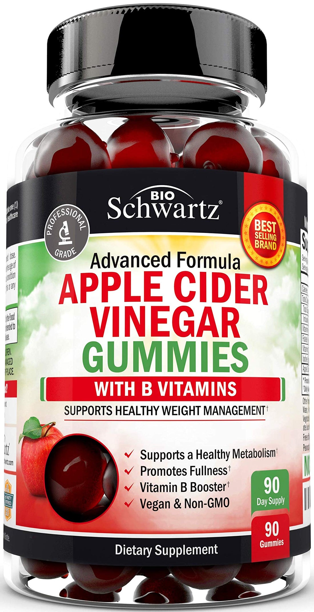 Apple Cider Vinegar Gummies for Weight Loss - ACV Gummies with The Mother BioSchwartz buy supplements canada