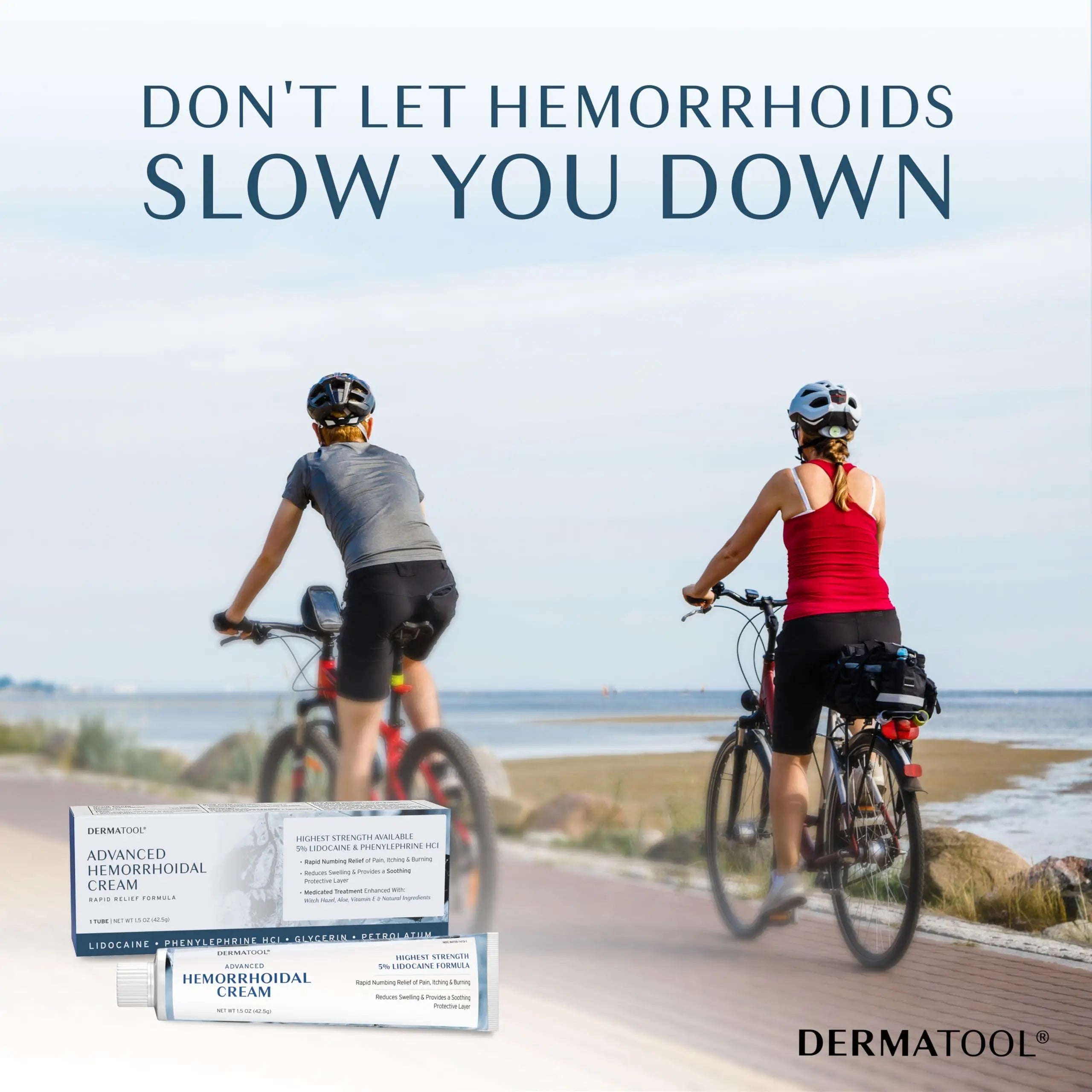 Hemorrhoid Treatment - Advanced Hemorrhoid Cream 5% Lidocaine & Phenylephrine - Hemorrhoid Shrinking Treatment - Rapid Relief of Pain, Swelling, Bleeding, Itching and Burning - Fissure & Hemorrhoids DERMATOOL buy supplements canada