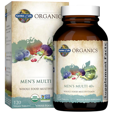 Garden of Life Organics Whole Food Multivitamin for Men 40+ 120 Tablets, Vegan Mens Multi for Health Garden of Life buy supplements canada