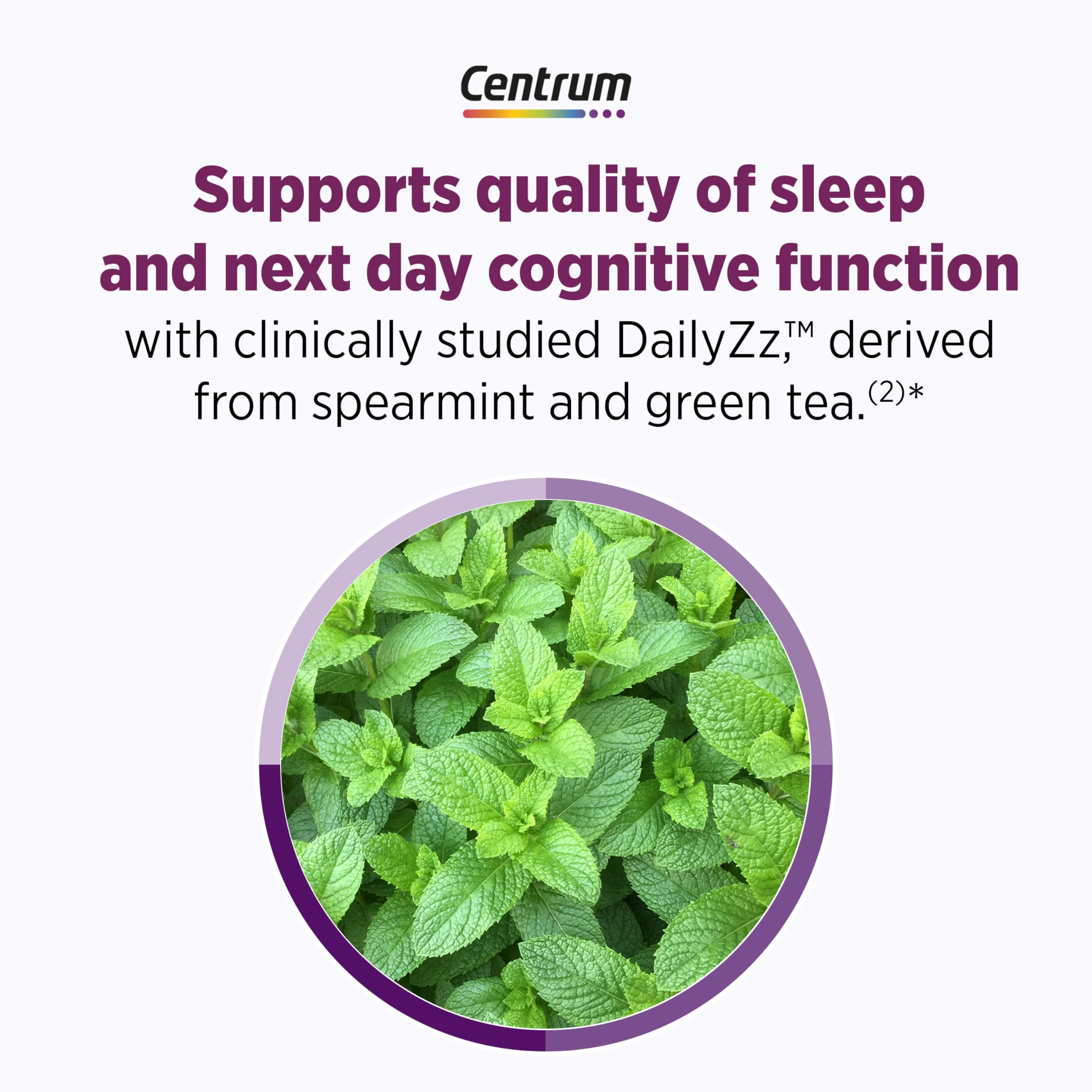 Centrum Restful Sleep Menopause Support Tablets, Supplement with Clinically Studied DailyZz and geniVida, 28 Count Centrum buy supplements canada